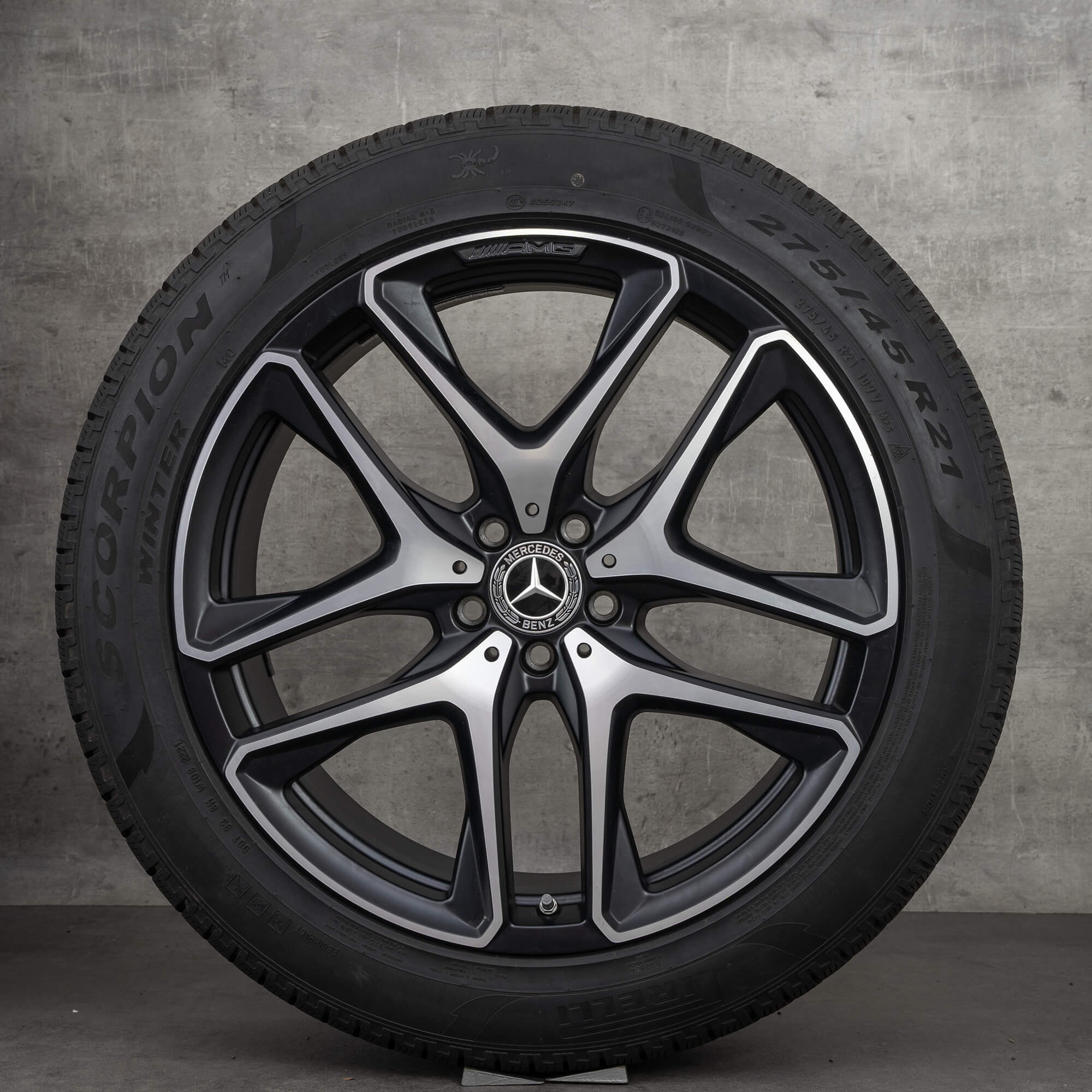 Mercedes AMG 21 tommer fælge GLE 53 4Matic+ SUV V167 sommerdæk sommerhjul NYHED