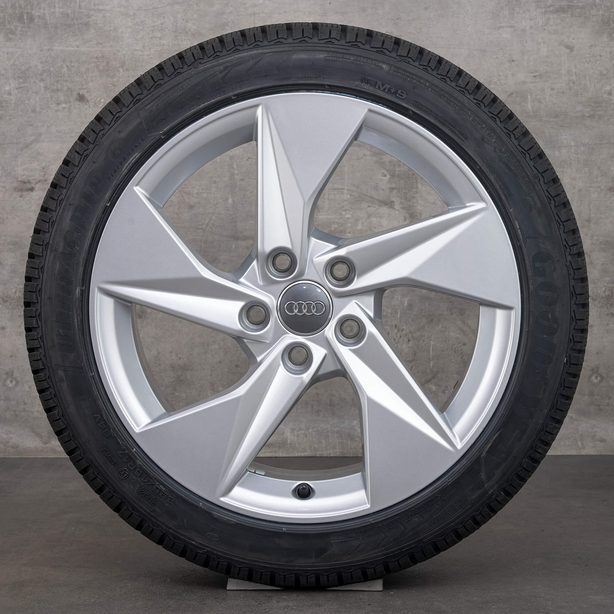 OEM Audi A3 S3 wheels 17 inch 8Y winter 8Y0601025A silver NEW