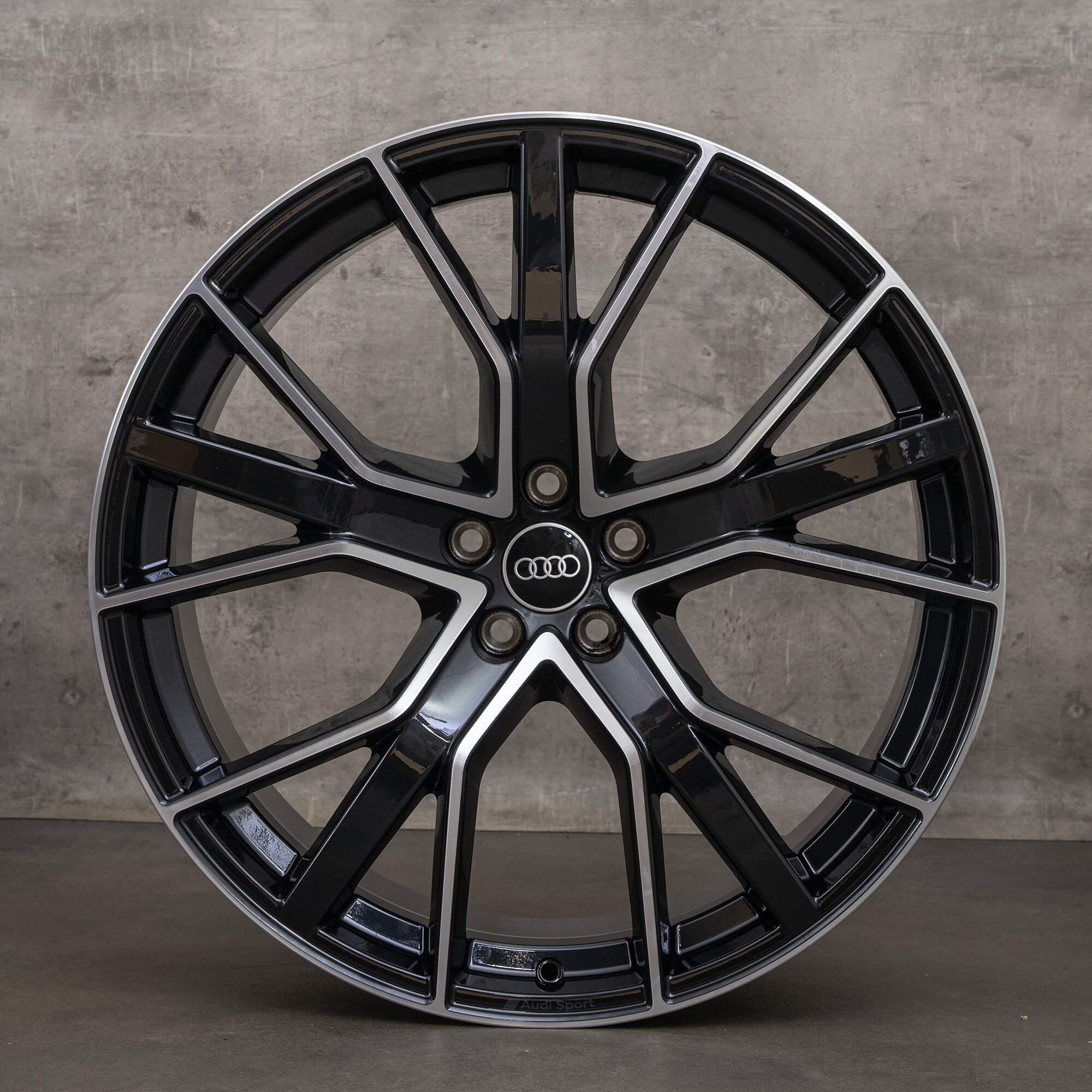 Jantes d'origine Audi Q7 SQ7 22 pouces 4M Performance 4M0601025DP noir brillant NEUF