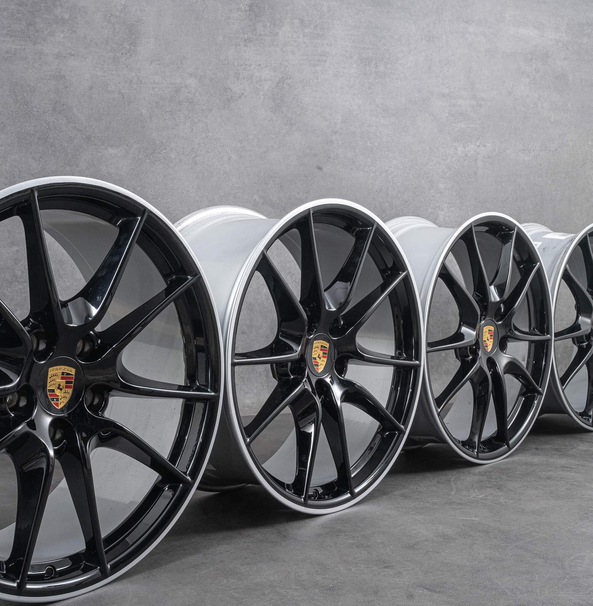 Originele Porsche velgen Boxster Cayman 981 20 inch 98136216014 981362163 zwart