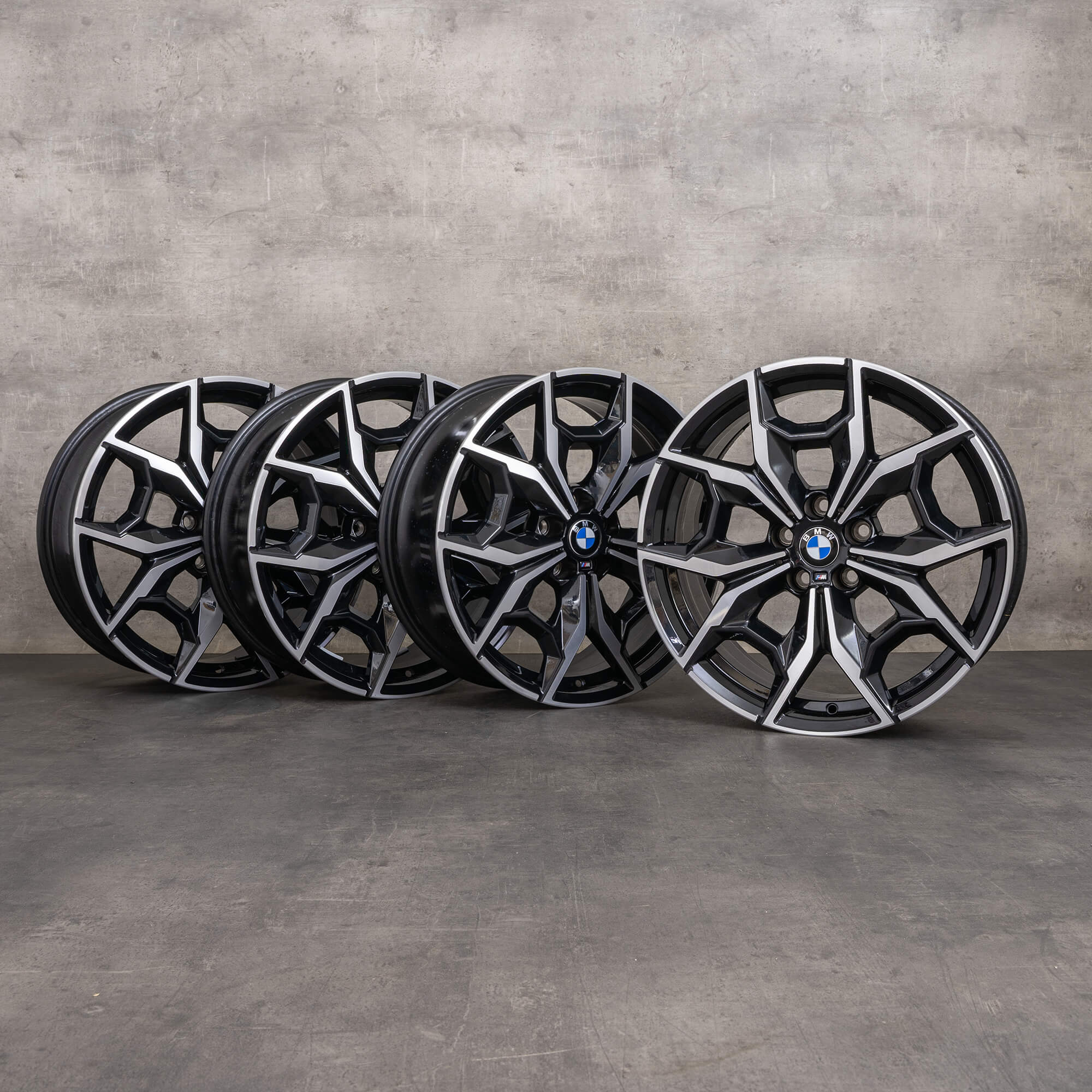 Originale BMW X3 X4 fælge 19 tommer G01 G02 Styling 887 M 7916263 sort blank drejet