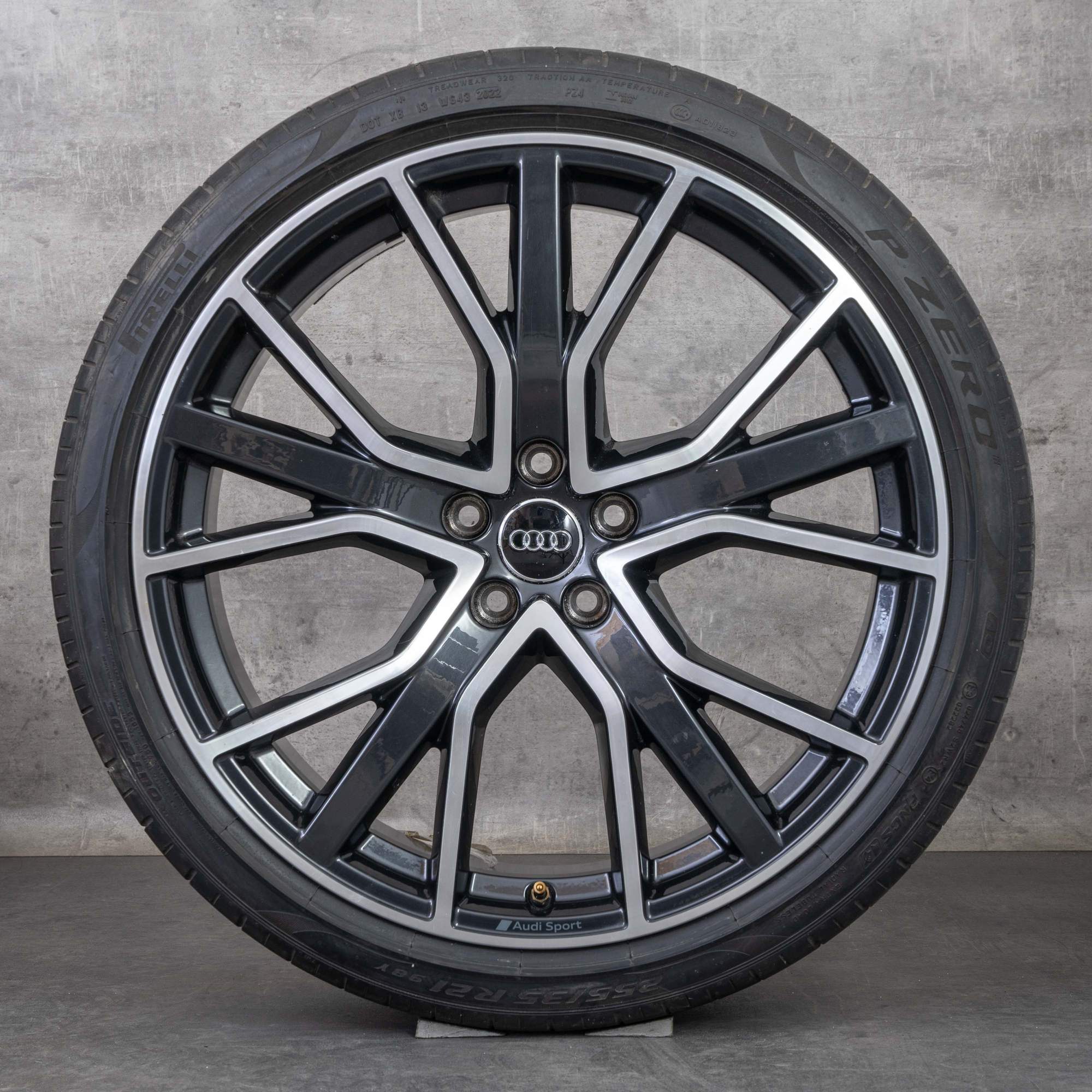 Oem Audi A7 S7 jantes 21 pouces 4K C8 pneus été 4K8601025Q anthracite poli