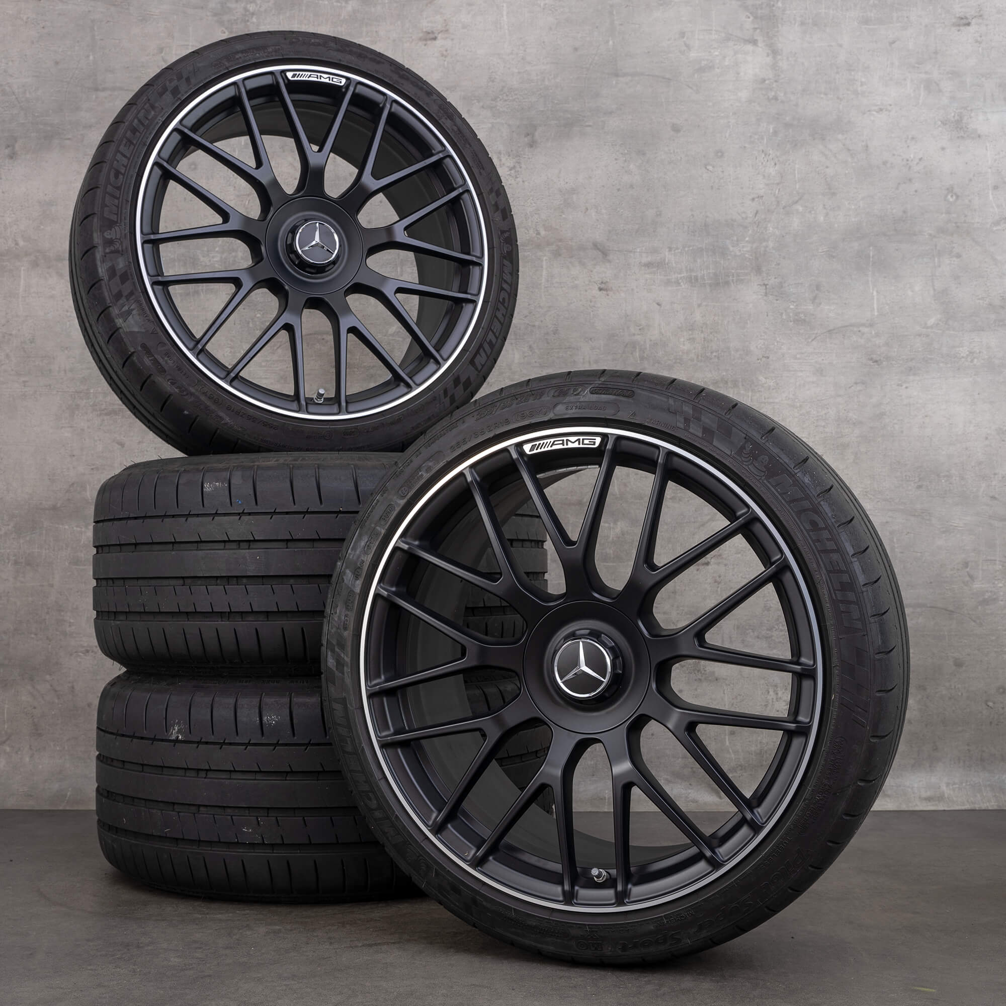 AMG 19 inch Mercedes Benz rims C63 & S C205 A205 summer wheels tires