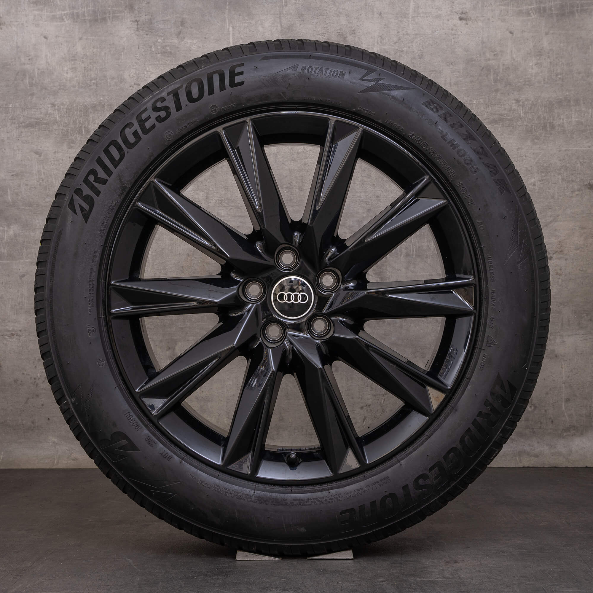 OEM Audi e-tron Q4 & Sportback snow tire packages 19 inch FZ rims