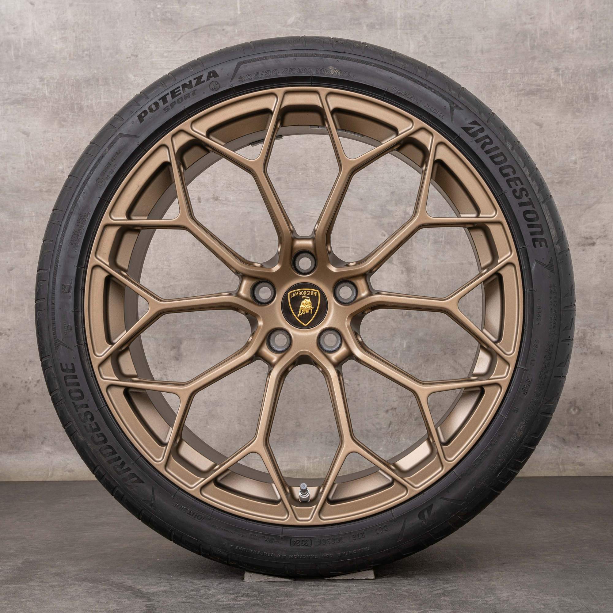 Originele Lamborghini Huracan velgen 20 inch zomerwielen Giano ...