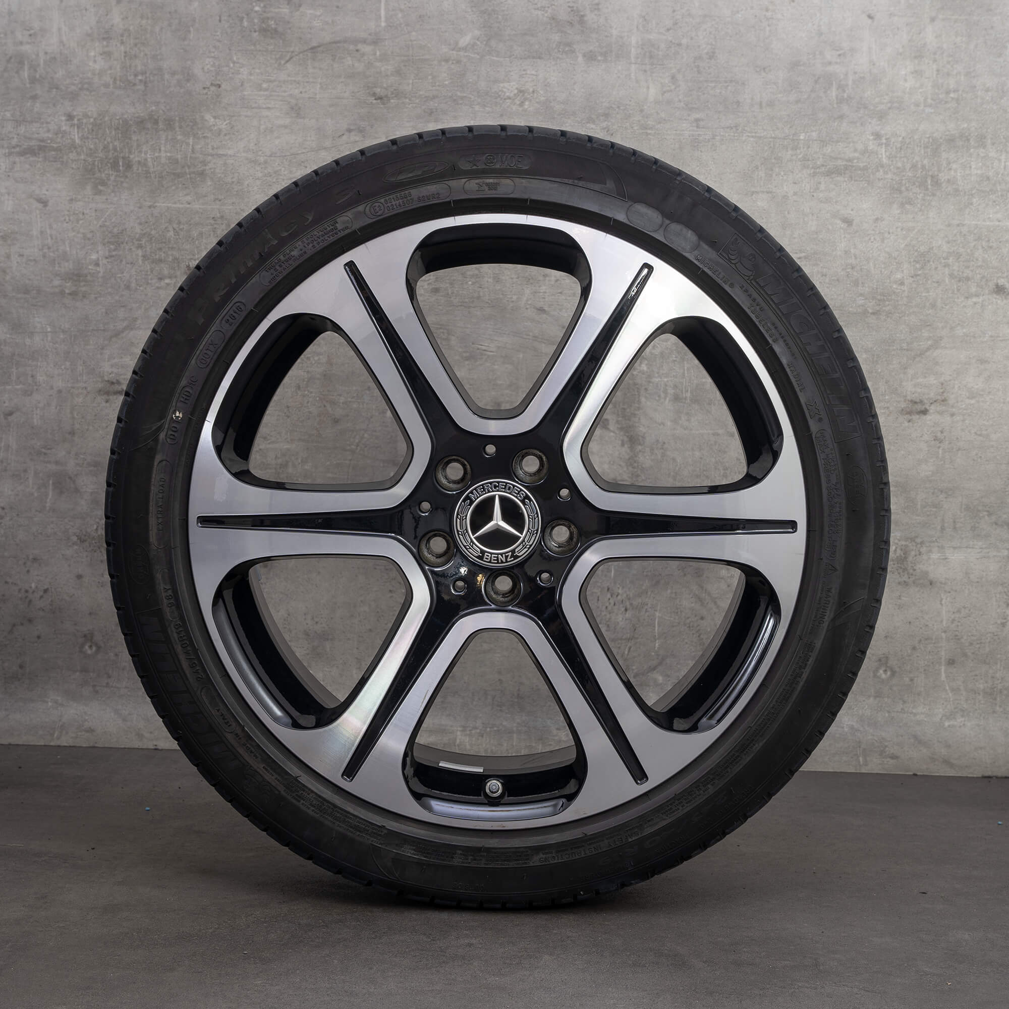 Orijinal Mercedes Benz E-Serisi jantlar 19 inç W213 S213 C238 A238 yaz jantları A2134013400 A2134013500 siyah parlak tornalı