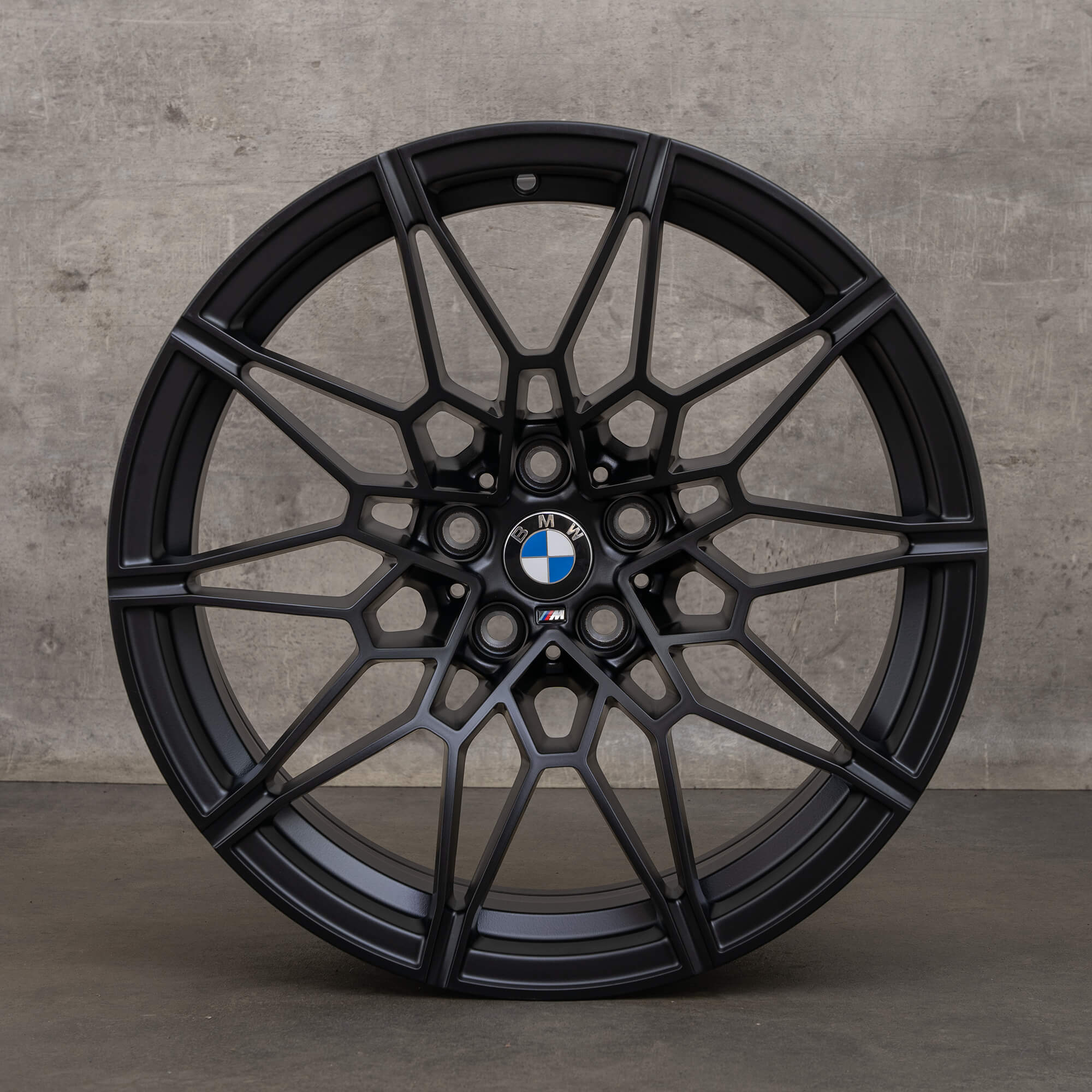 Originale BMW M2 M3 M4 felger 19 20 tommer G87 G80 G81 G82 G83 styling 826 M svart silkematt