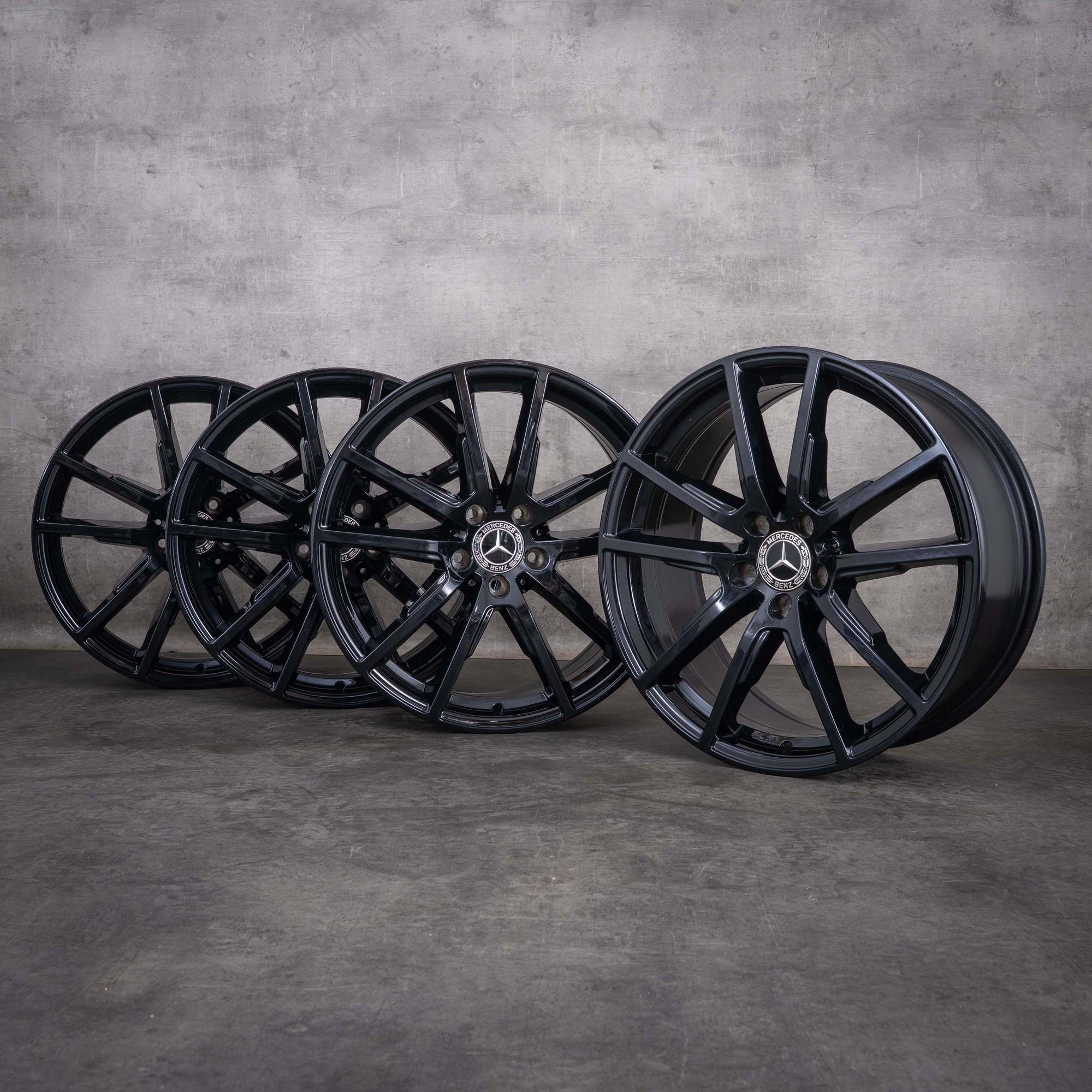 OEM Mercedes-Benz EQE 19inch SUV X294 rims A2944010400 Tremolite Gray Aluminum rims