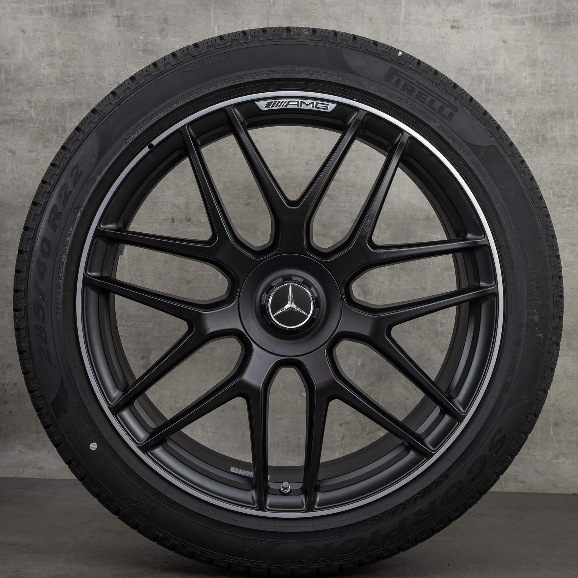 AMG 22 inch rims Mercedes Benz GLE 53 SUV V167 winter tires winter ...
