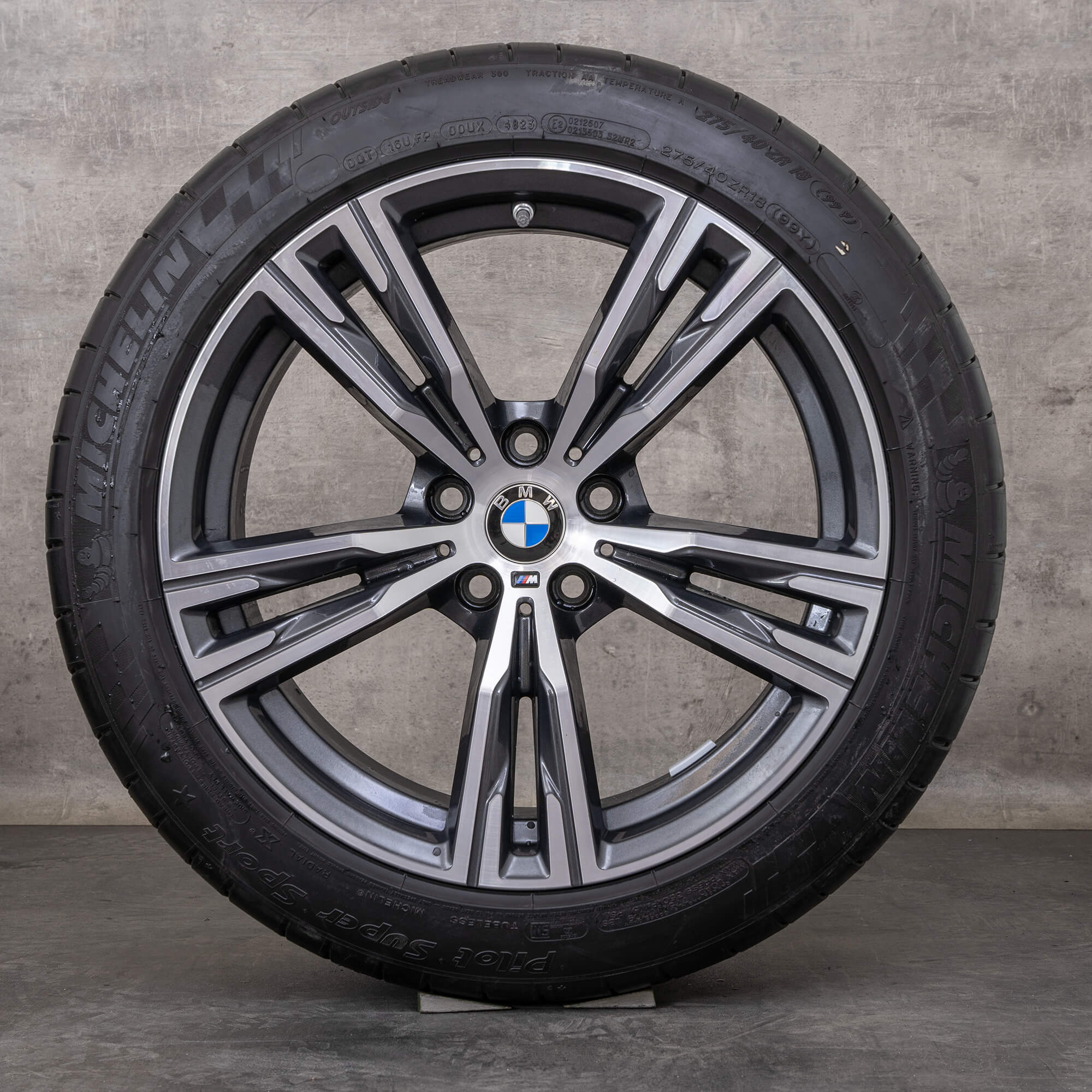 Jante originale BMW Z4 18 inch G29 Anvelope de vară stil 798 M 8089874 8089875 Orbit Grey Lucios