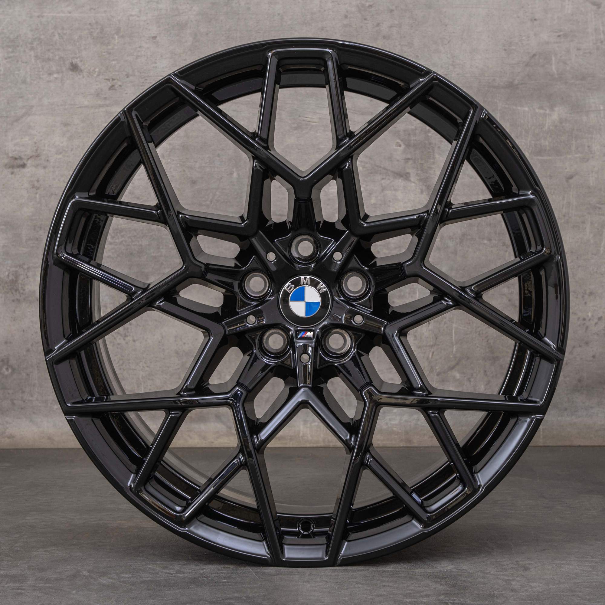 Alkuperäiset BMW M5 M8 vanteet 20 tuuman F90 F91 F92 F93 kesäpyörät styling 813 M 8089568 8089569 musta kiiltäväpintainen