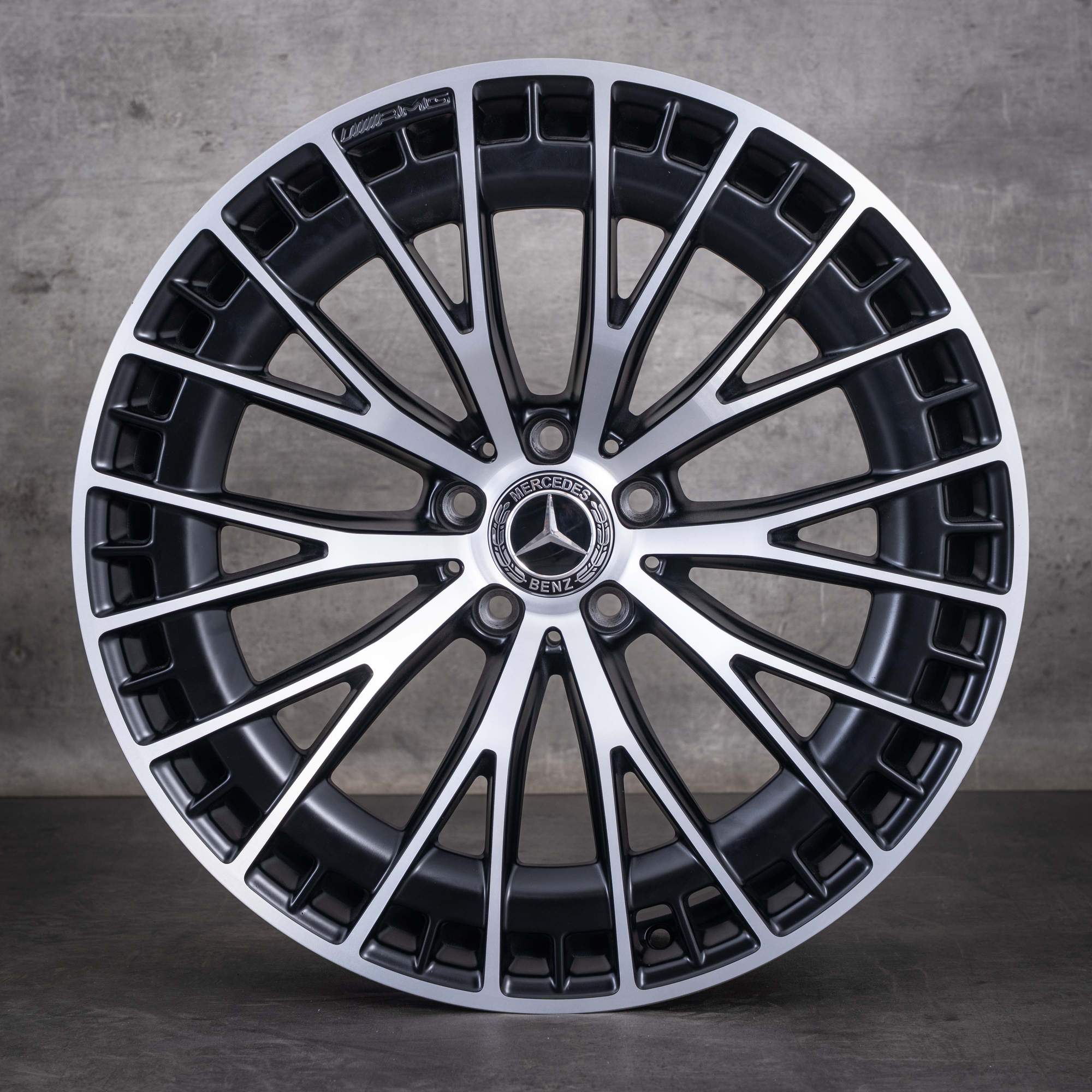 OEM Mercedes-Benz CLE 53 AMG 20inch rims C236 A236 4Matic A2364012900 A2364013000 Matte Black diamond cut