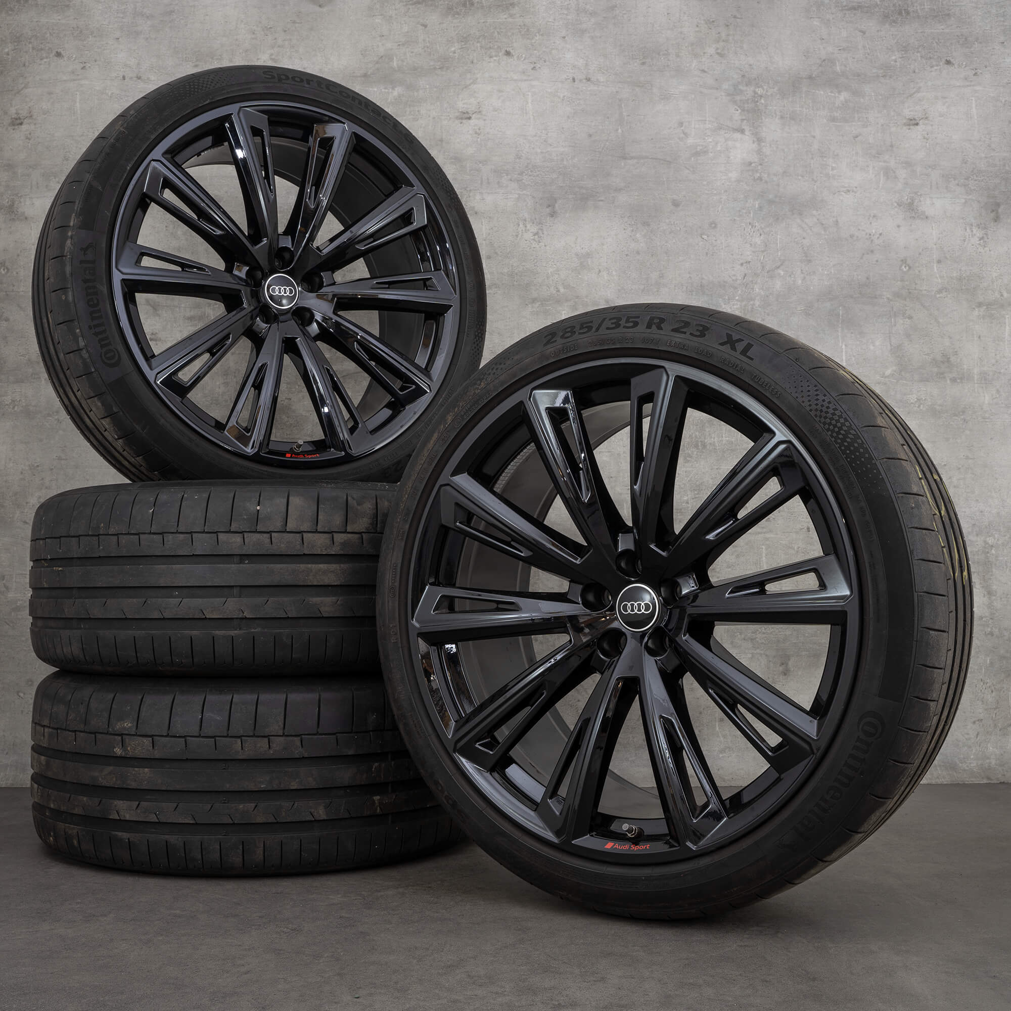Audi 23 palcové ráfky Q8 SQ8 4M8 lichoběžníkové letní pneu kola 4M8601025AT