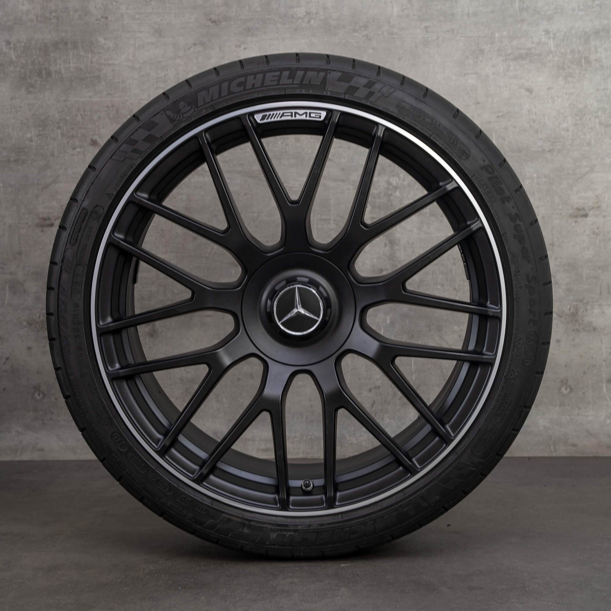 Mercedes Benz 19 tommer fælge AMG C63 S W205 S205 sommerdæk sommerhjul