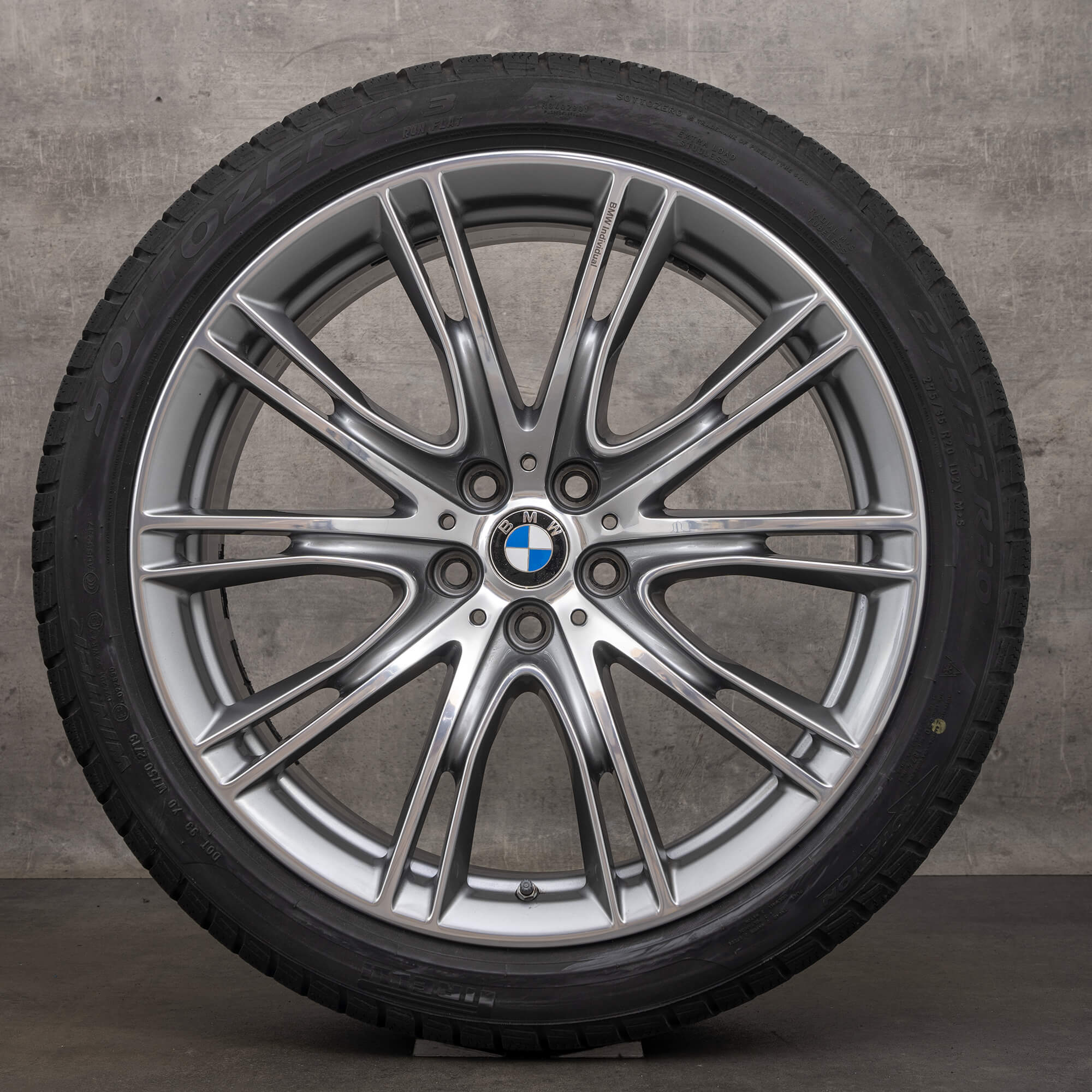 BMW 6er G32 GT 7er G11 G12 Winterreifen Styling 649 20 Zoll Felgen Winterräder