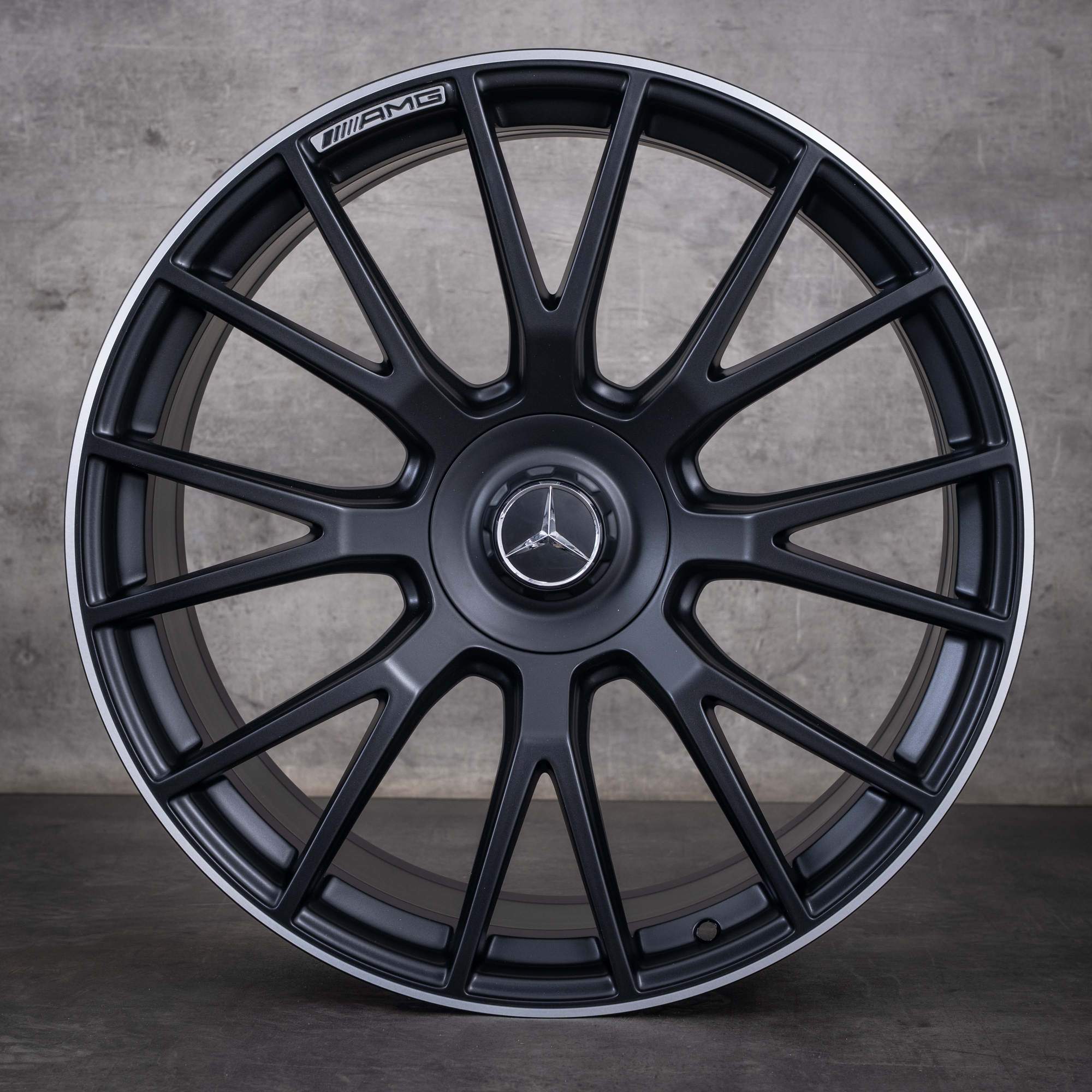 Original Mercedes Benz E-Klasse E53 Hybrid AMG Felgen 21 Zoll W214 A2144011300 A2144011400 schwarz matt glanzgedreht NEU