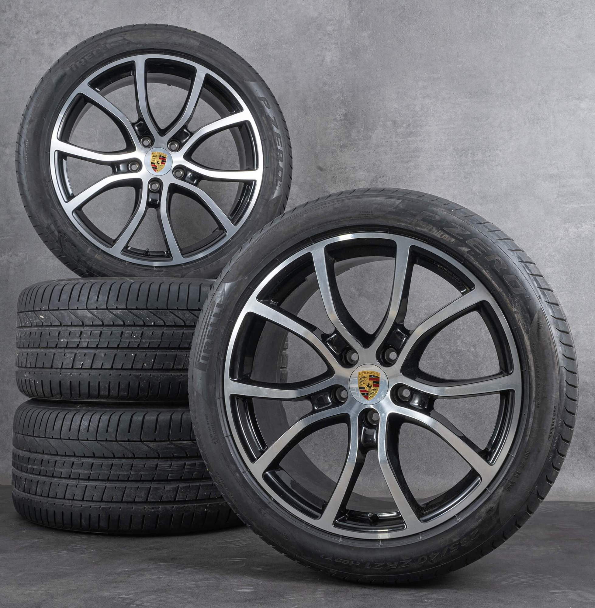 Cerchi originali Porsche Cayenne Coup 21 pollici 9Y0044641 ruote estive Pneumatici estivi