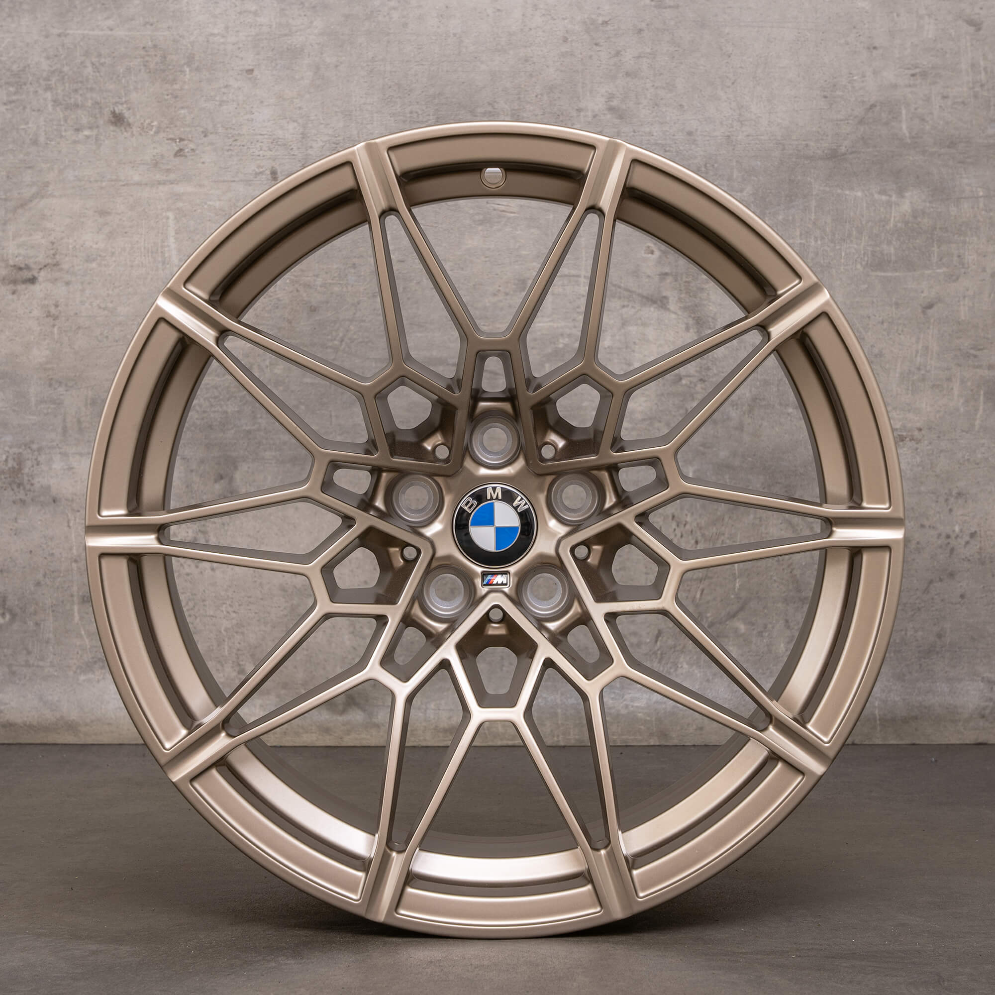 Originální disky BMW M3 M4 19 20 palců G80 G81 G82 G83 Styling 826 M 8093836 8093839 zlaté matné NOVÉ