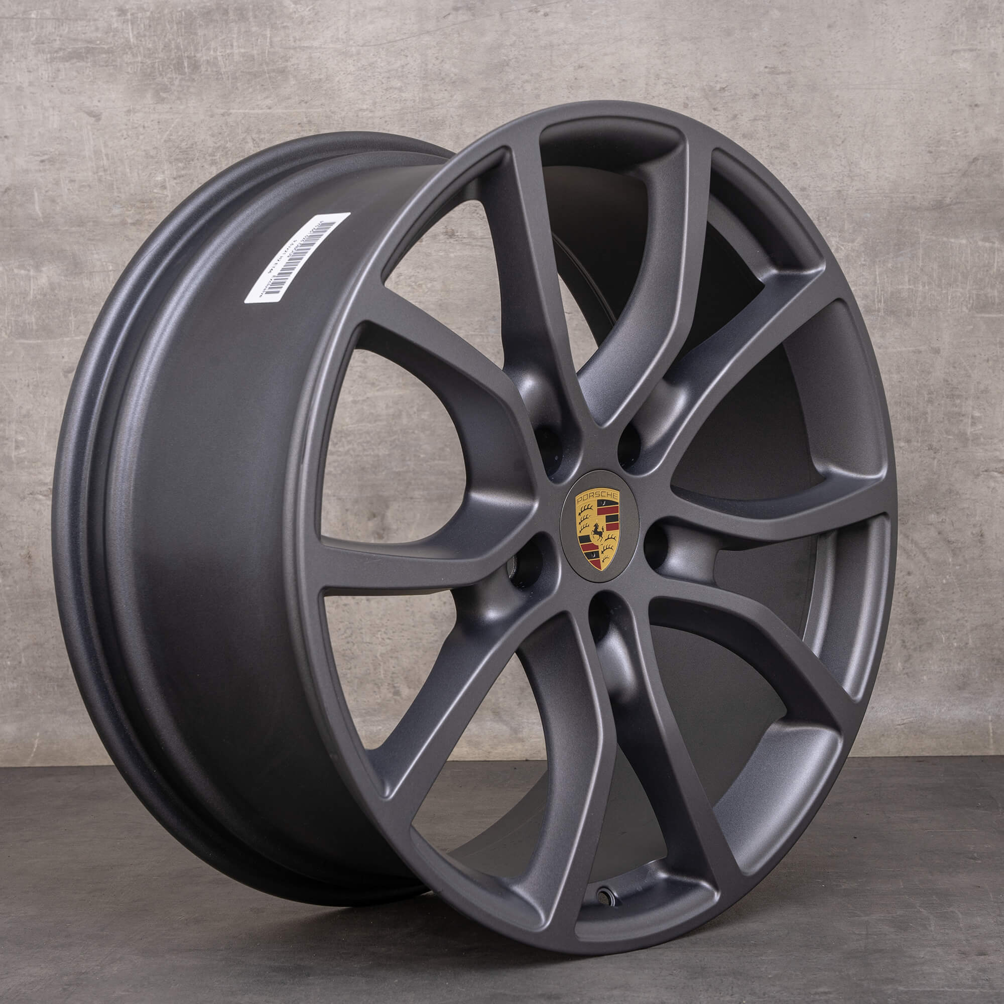 Oryginał Porsche Cayenne Felga 21 cali 9Y0 9YB 9Y0601025DB vesuv grey matt