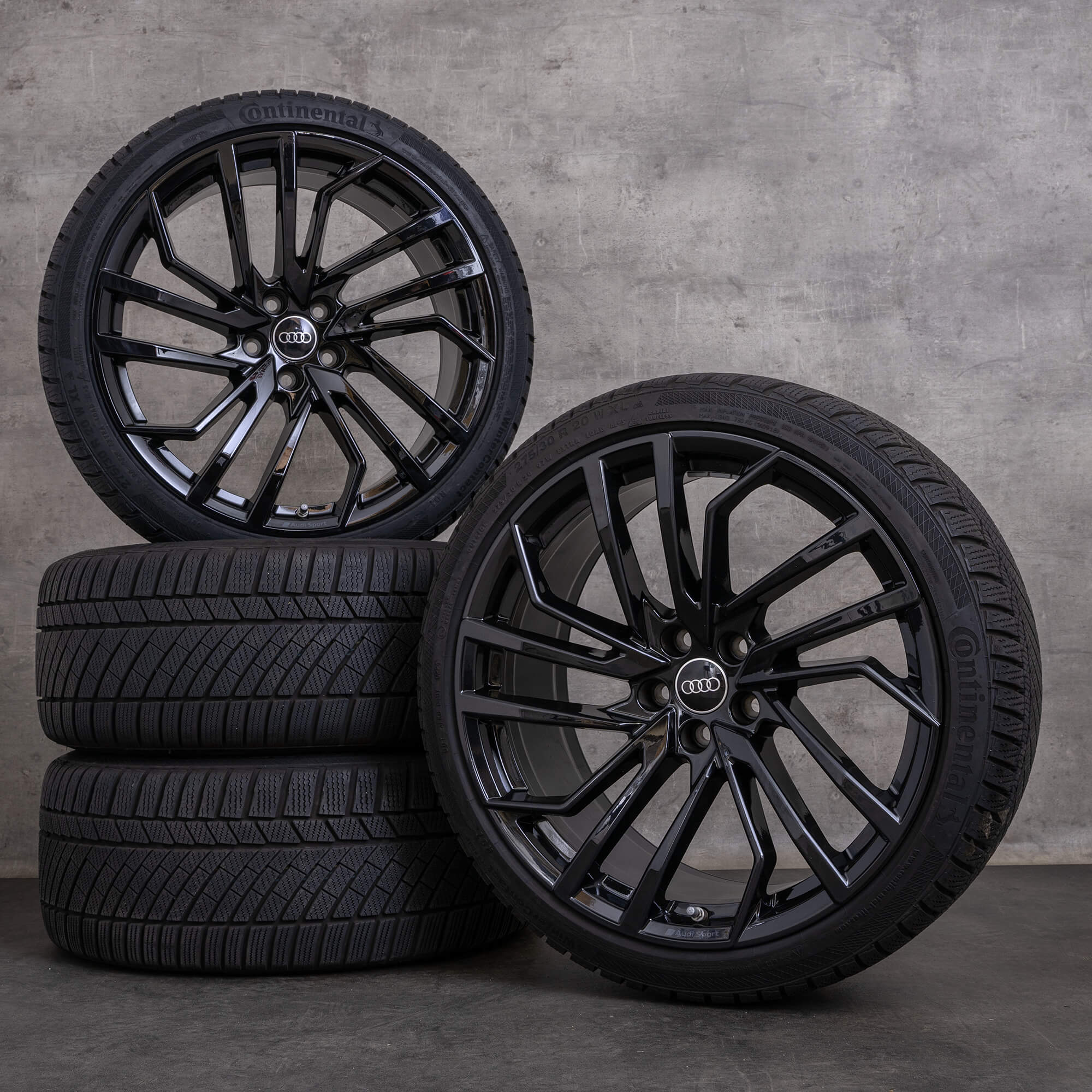 Originais Audi RS4 RS5 jantes inverno 20 polegadas B9 8W F5 8W0601025FT preto brilhante