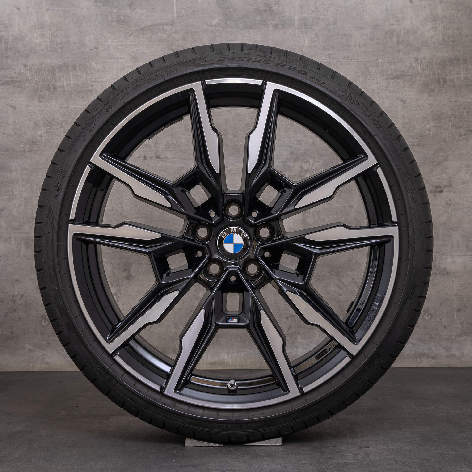 Originální disky na auto BMW řady 8 G14 G15 G16 5A07086 5A07087 Styling 895 M černá lesklá soustružená