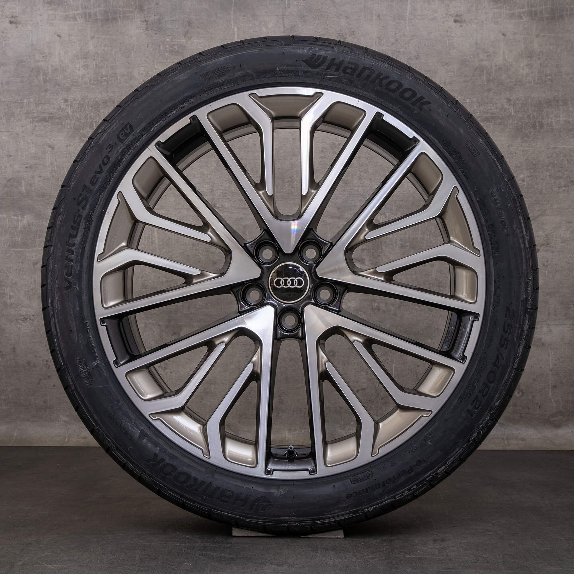 Original Audi Q5 SQ5 Winterräder 21 Zoll FY GU Sportback Felgen 8MA601025L granit gold glanzgedreht NEU