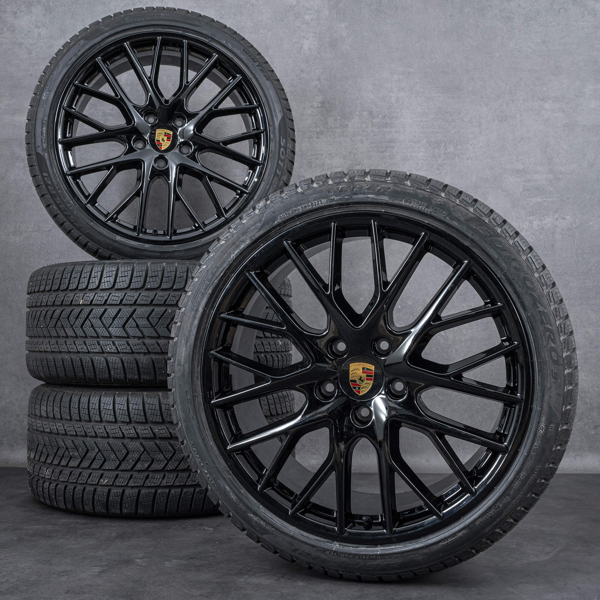 Original Porsche 21 pouces 971 Panamera Sport Design pneus d'hiver 041