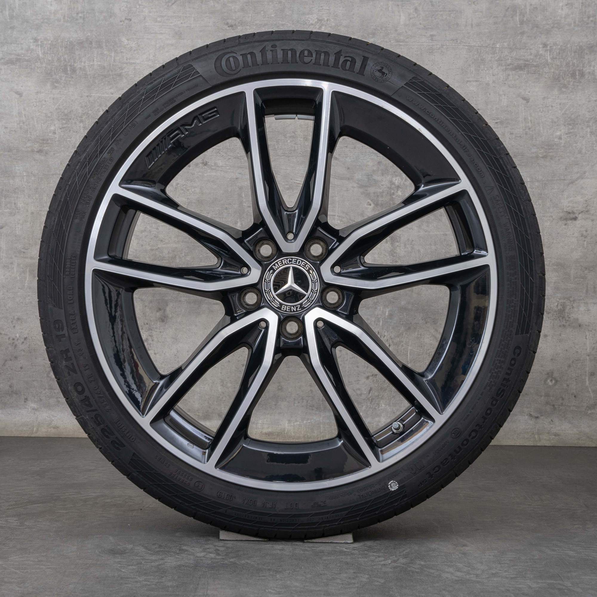 OEM Mercedes Benz C Class C43 AMG Rims 19 Inch W205 S205 C205 A205 OEM Mercedes Benz C Class C43 AMG Rims 19 Inch W205 S205 C205 A205