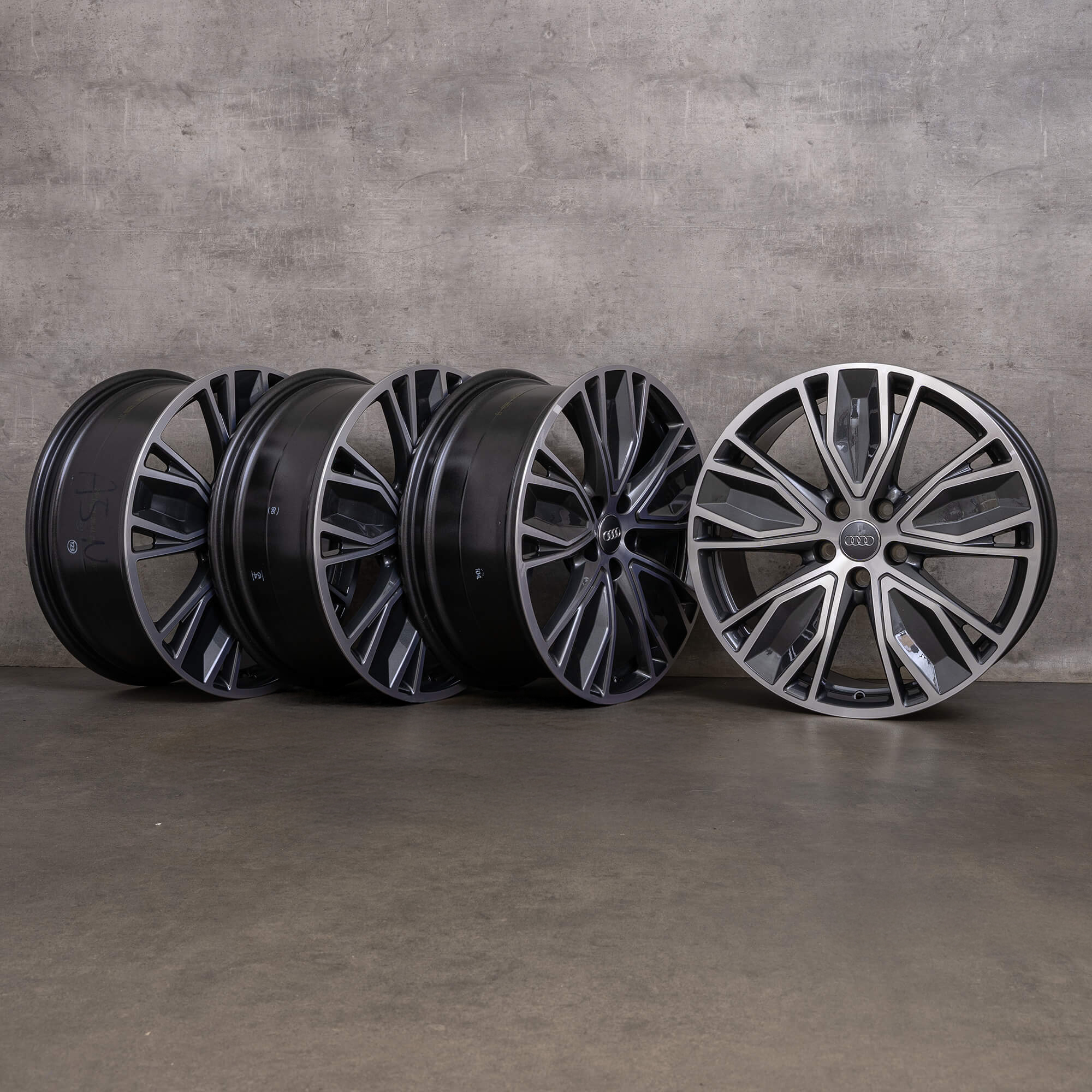 Jantes originales Audi A5 S5 19 pouces B10 8B3601025AT noir brillant NEUF