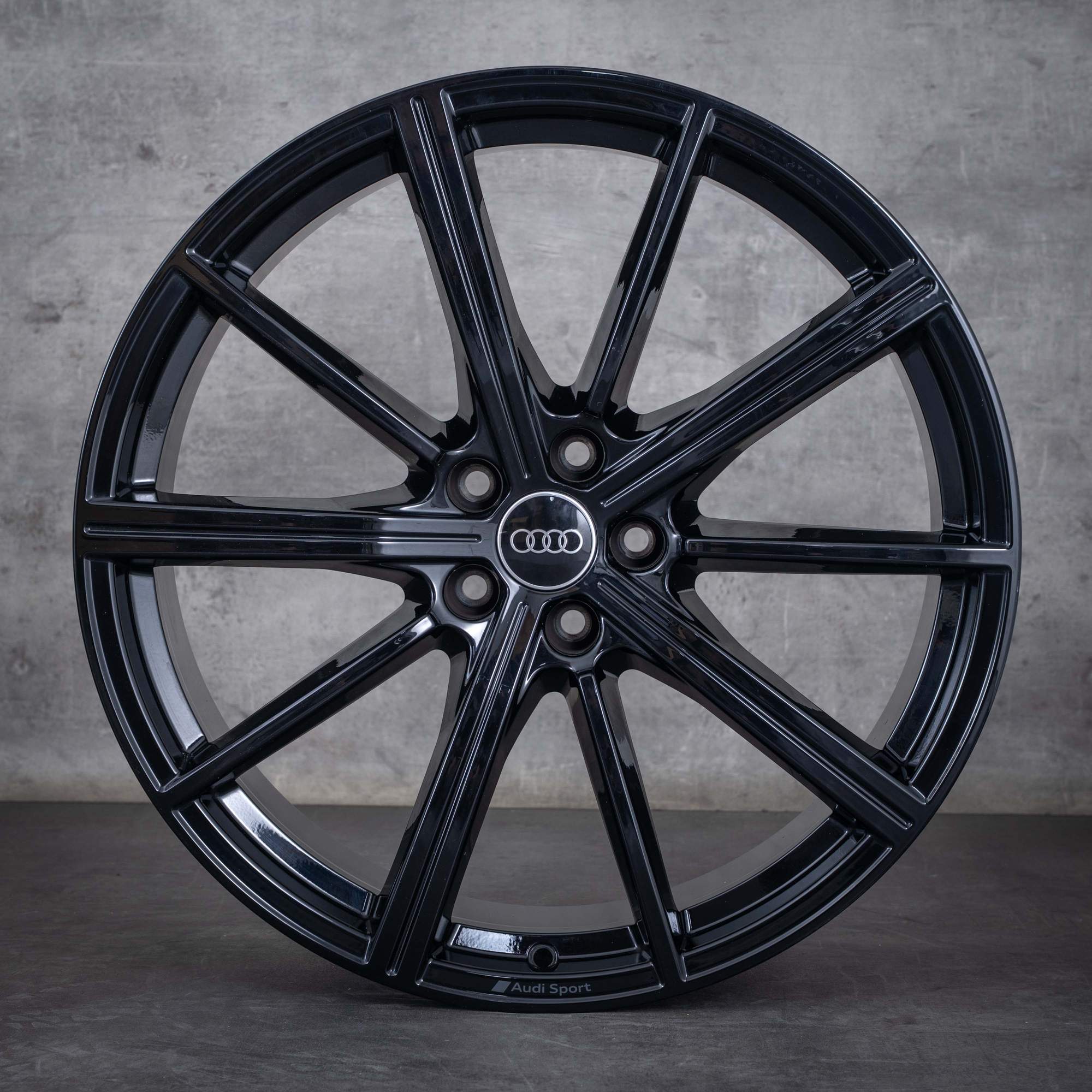 Jantes d'origine Audi A8 S8 21 pouces 4N D5 4N0601025S noir brillant