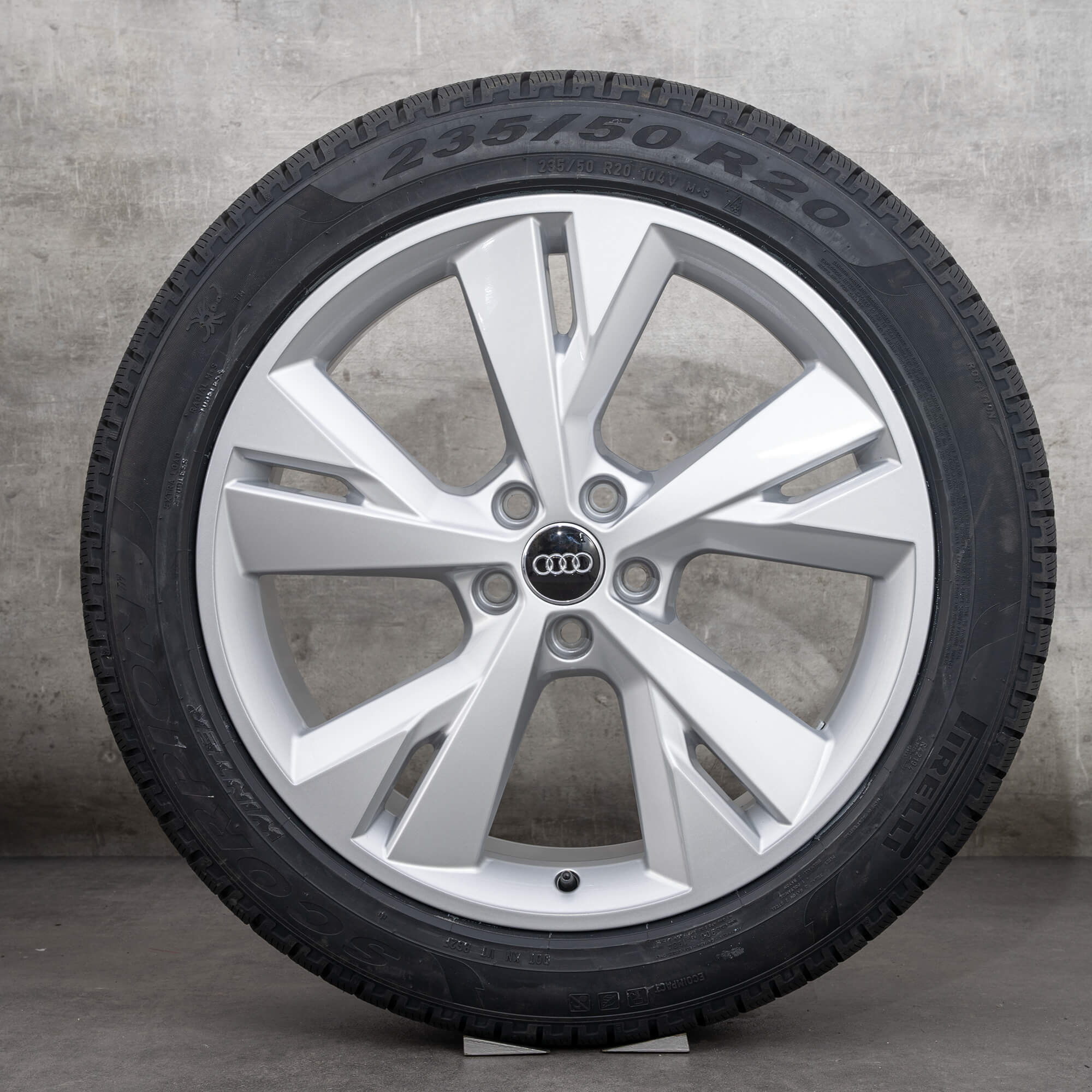 Original Audi e-tron Q4 & Sportback Winterräder 20 Zoll FZ Felgen 89A601025AP 89A601025AQ silber