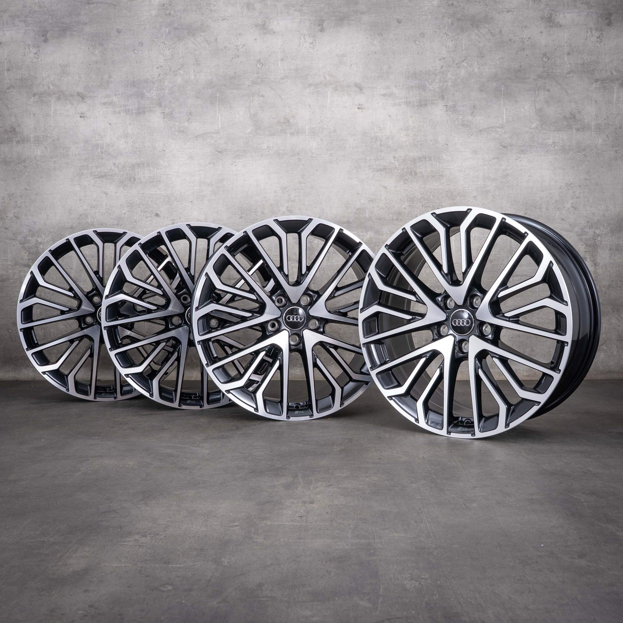 OEM Audi A3 S3 RS3 19inch rims 8V 8Y 8Y0601025DC Granite Gray diamond cut
