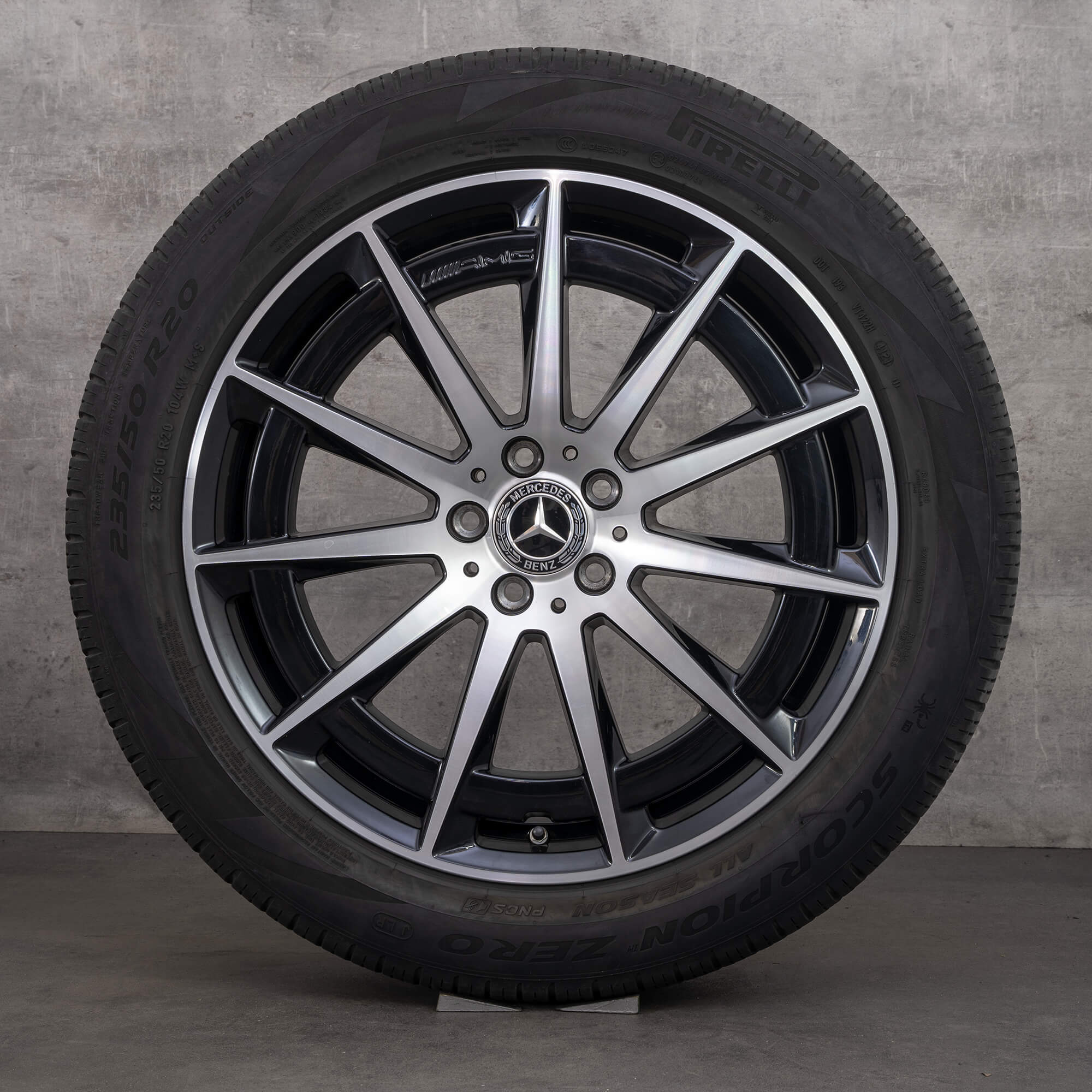 Originale Mercedes EQC N293 20-tommers sommerdekk felger A2934010800 A2934010900