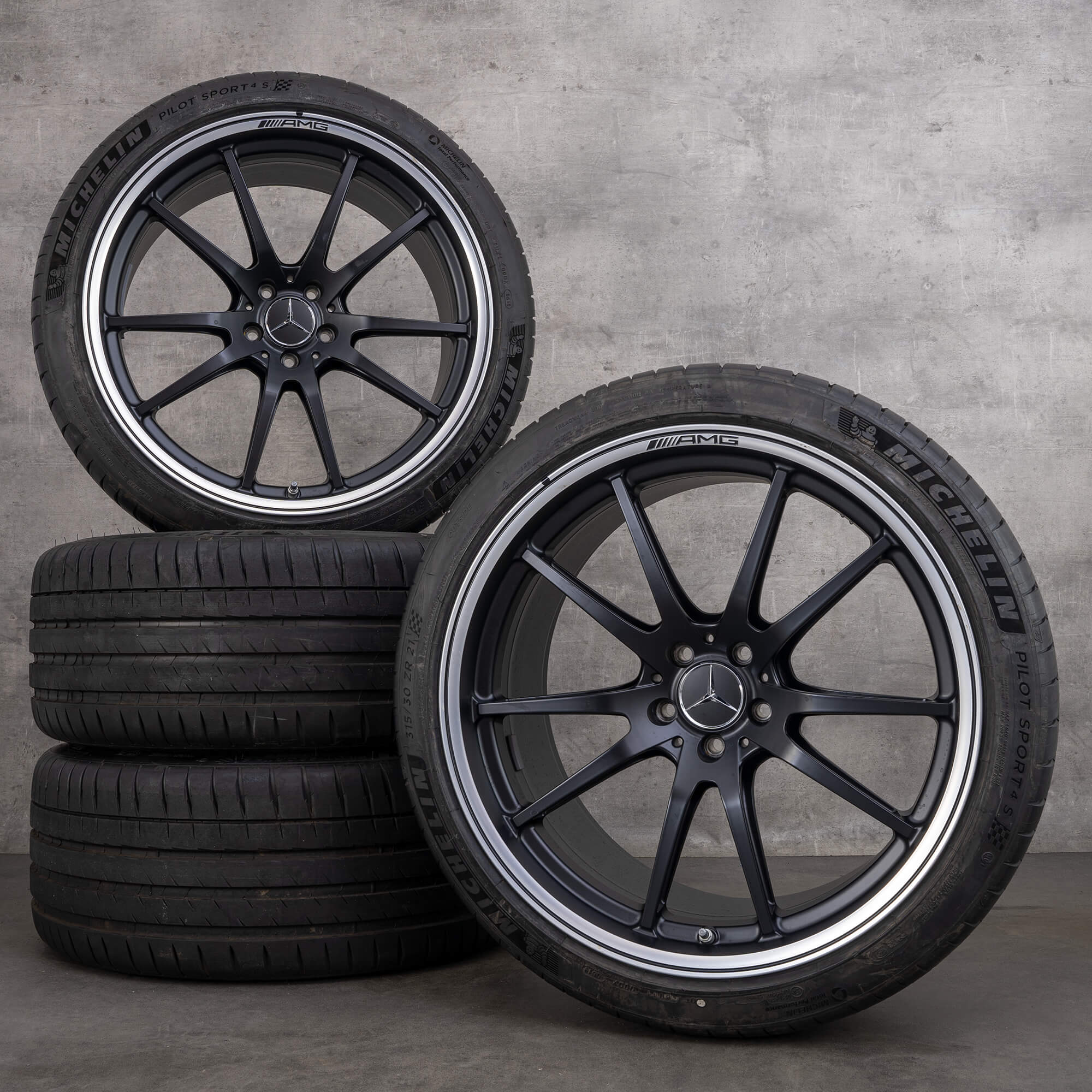 Mercedes Benz AMG GT 43 53 63 X290 W290 summer wheels 21 inch rims tires