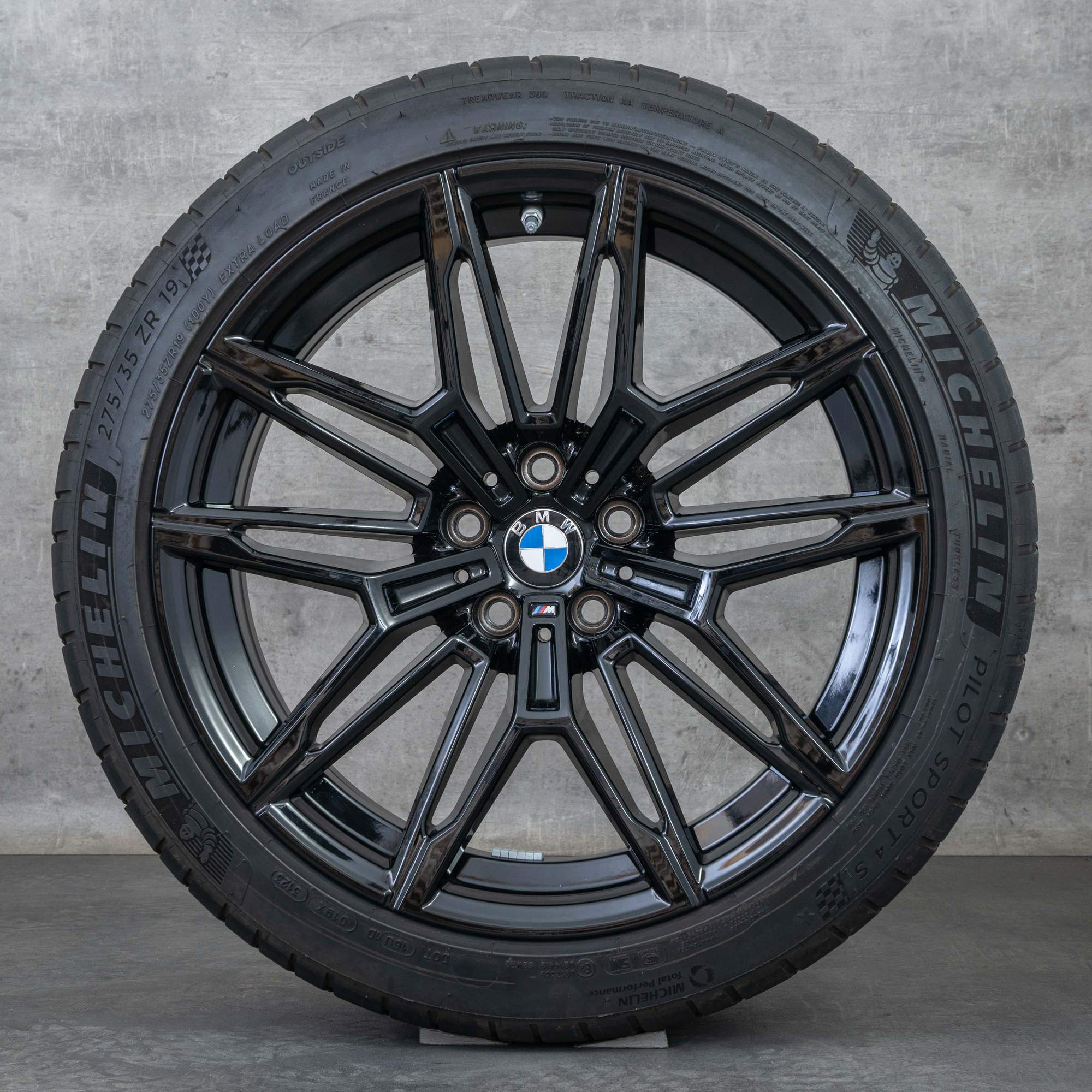 Oryginalne felgi BMW M2 M3 M4 19 20 cali G87 G80 G81 G82 G83 koła letnie stylizacja 930 M 7882869 7882870 czarny błyszczący