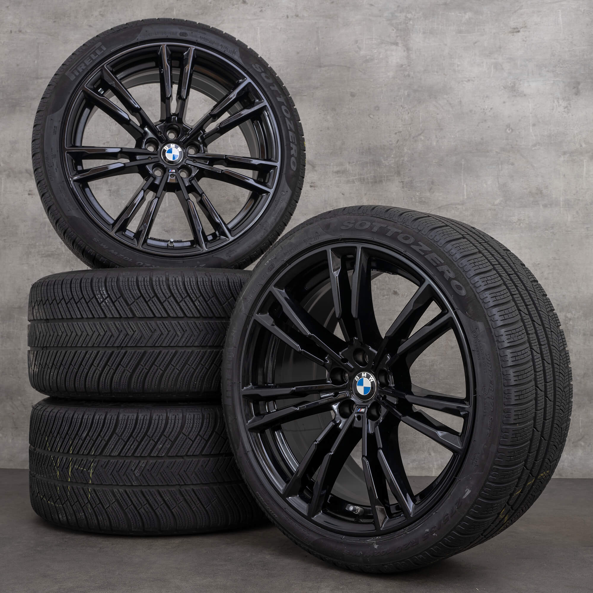 20 inch rims BMW M5 F90 winter tires OEM wheels 8073977 8073979 M706
