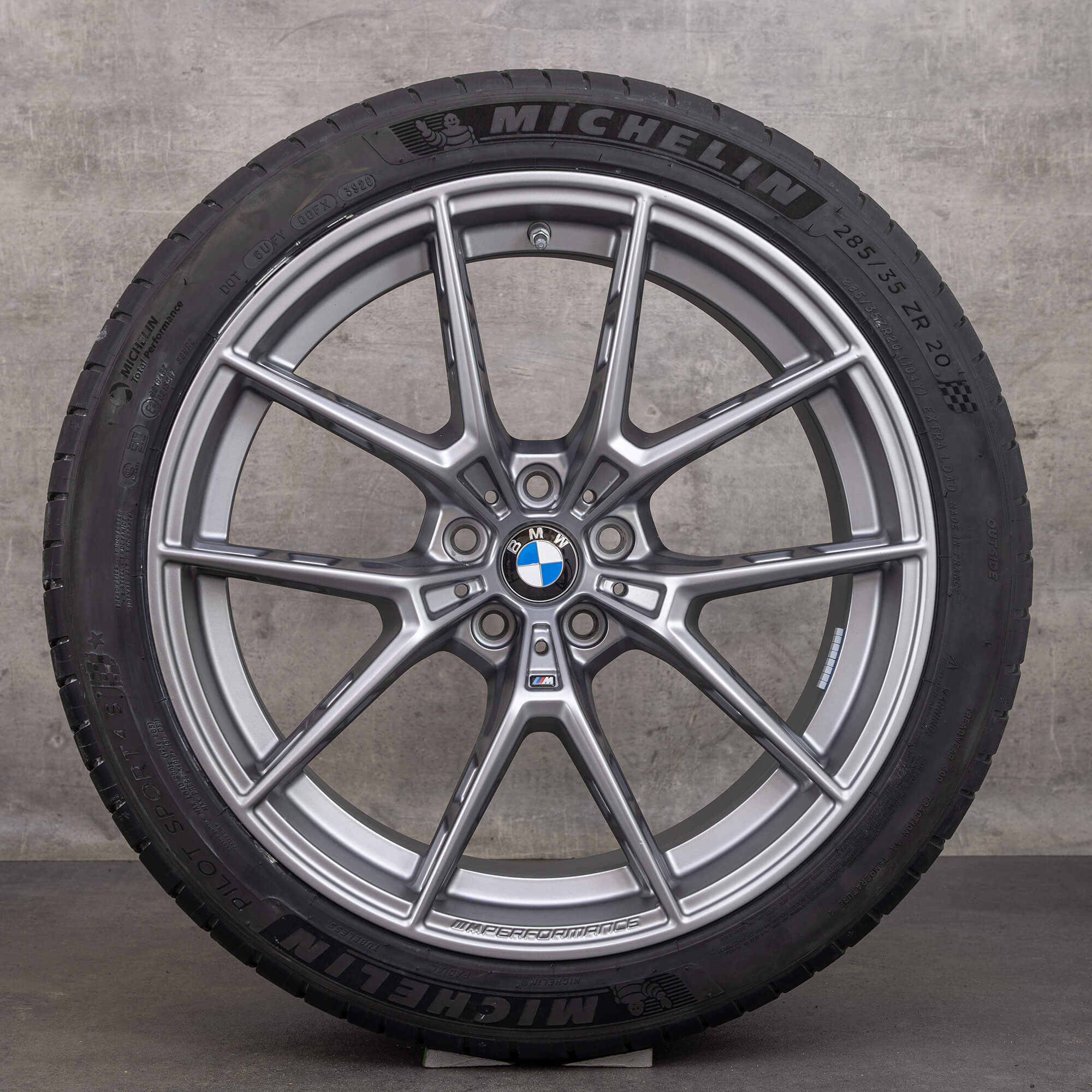 BMW M5 F90 M8 F91 F92 M863 summer wheels tires 20 inch alloy rims New