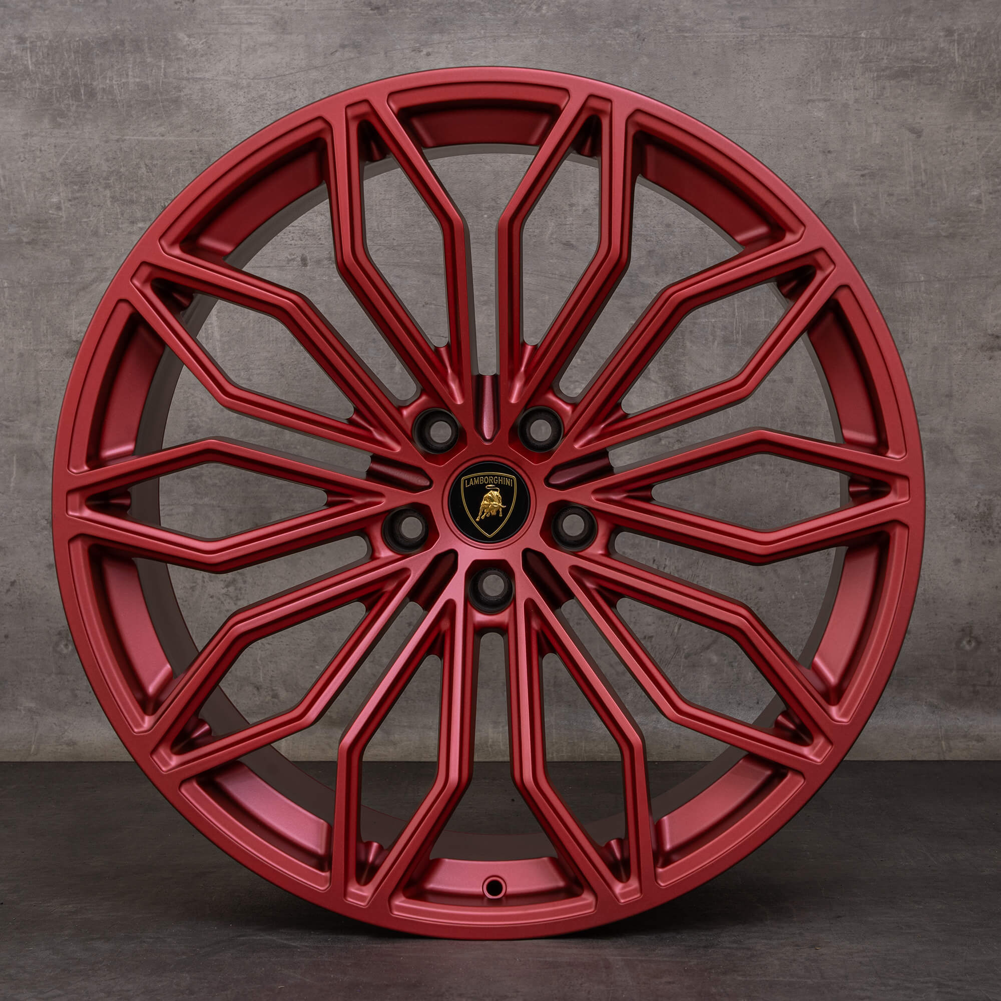Oryginał Lamborghini Urus koła zimowe 23 cale felgi Galanthus 4ML601025CG 4ML601025CH czerwony mat NOWY