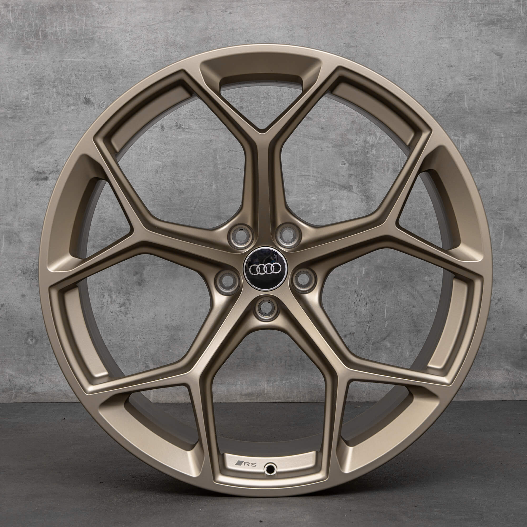 Audi RS6 RS7 velgen 22 inch 4K C8 4K0601025CQ Performance neodymium goud NIEUW