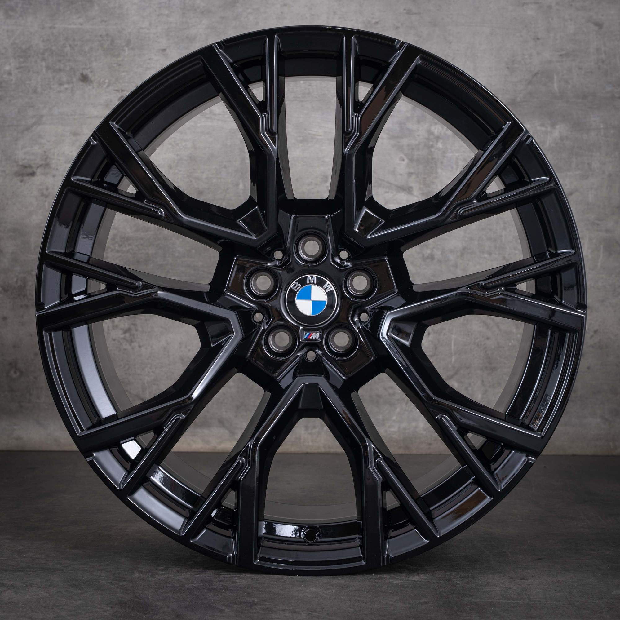 Alkuperäiset BMW X5M X6M vanteet 21–22 tuumaa F95 F96 Styling 809 M 8090796 8090717 kiiltävä musta