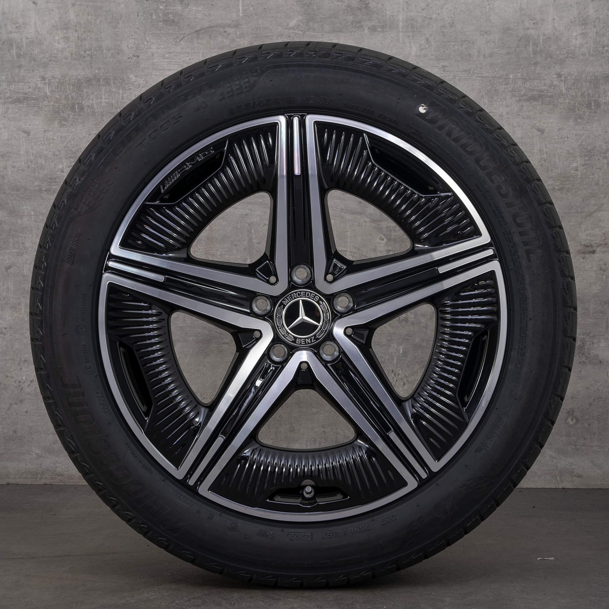 AMG 19 inch rims Mercedes EQE V295 summer tires wheels