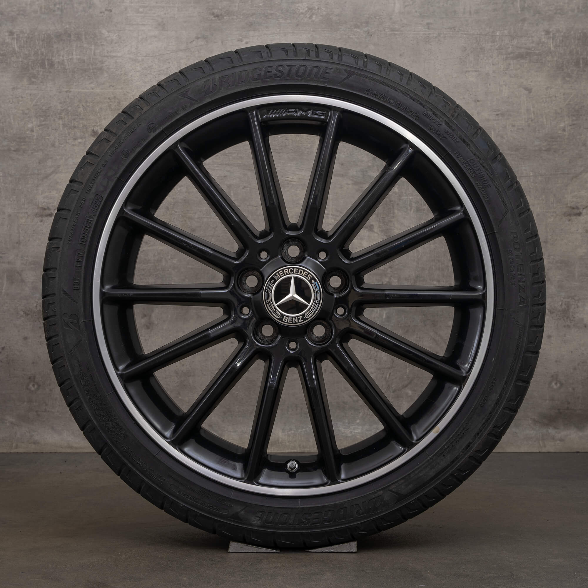 OEM AMG Mercedes Benz CLA C117 X117 18 inch summer tires rims ...