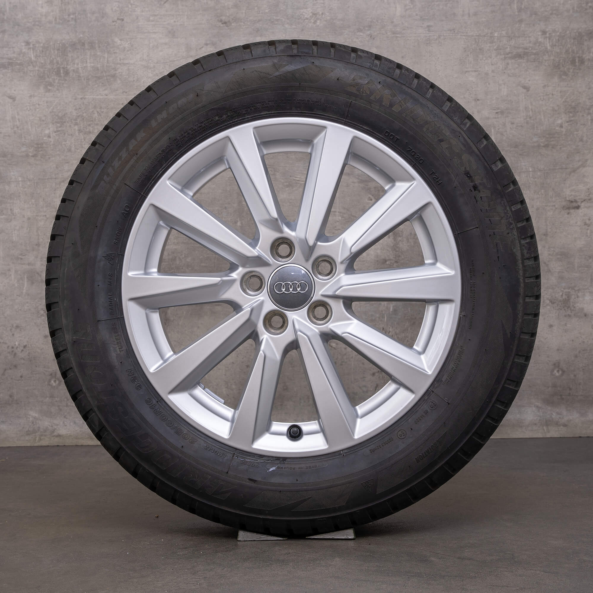 Jantes de inverno originais Audi A1 16 polegadas Citycarver GB jantes 82A601025C prata