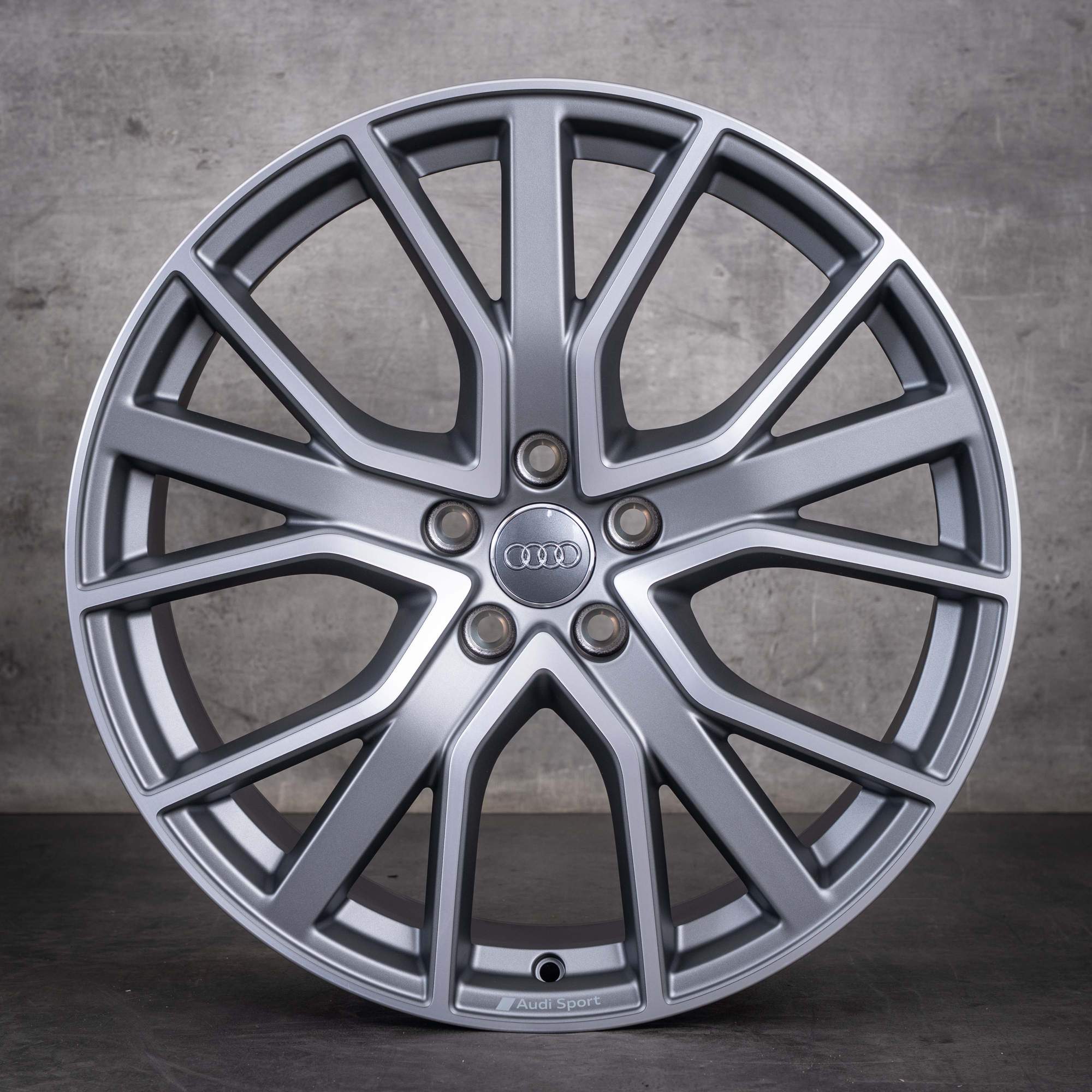 Cerchi originali Audi A6 S6 da 20 pollici 4K C8 4P C9 4K0601025AB in titanio opaco diamantato NUOVI
