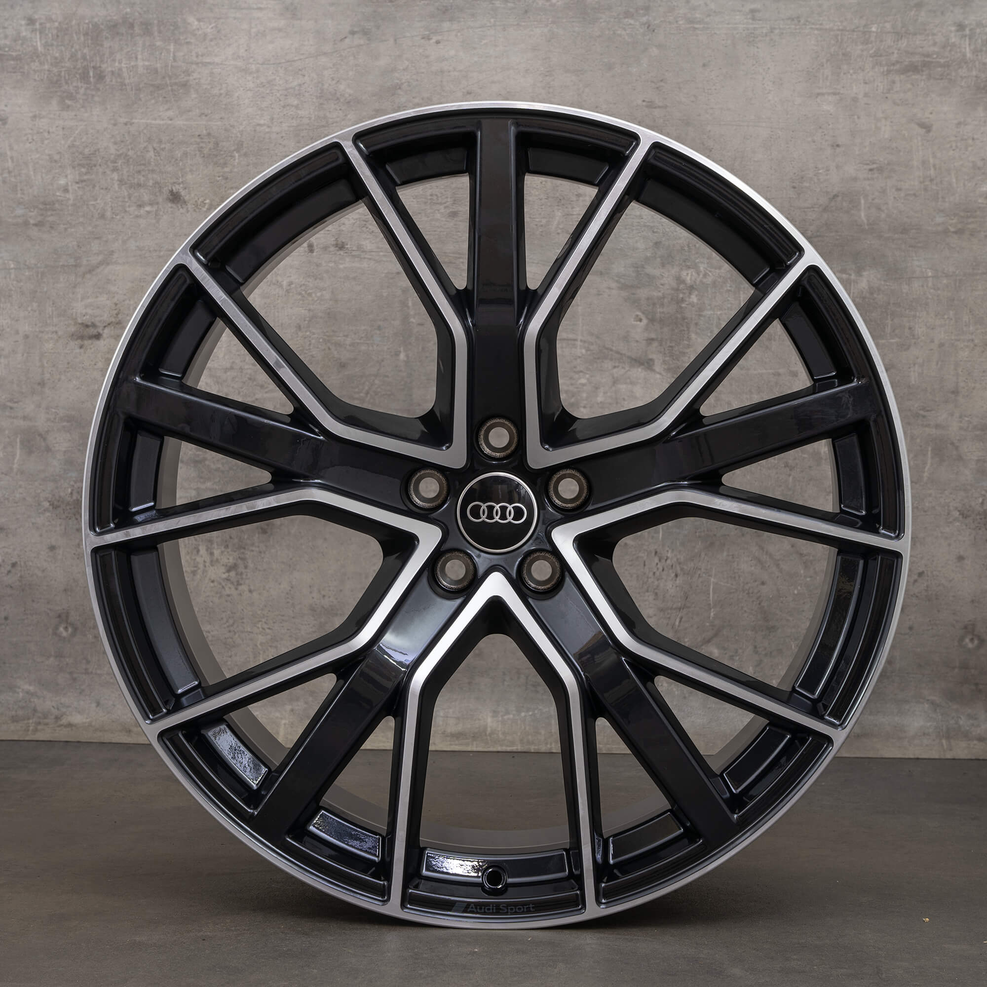 Jantes d'origine Audi Q7 SQ7 22 pouces 4M Performance 4M0601025DP noir brillant NEUF
