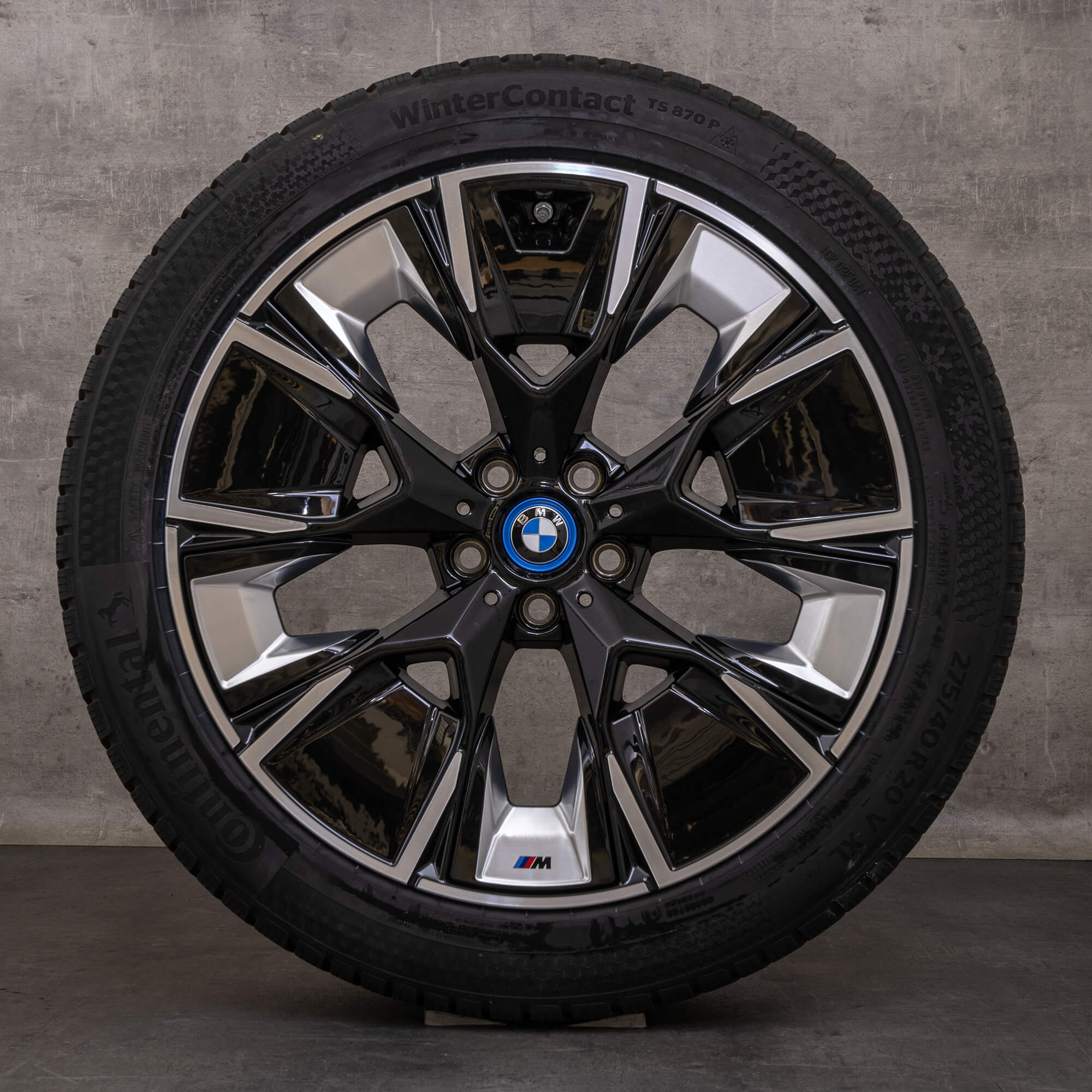 Originale BMW iX3 Anvelope de iarnă 20 inch G08 jante Styling 890 M 7916267 7916268 negru Lucios