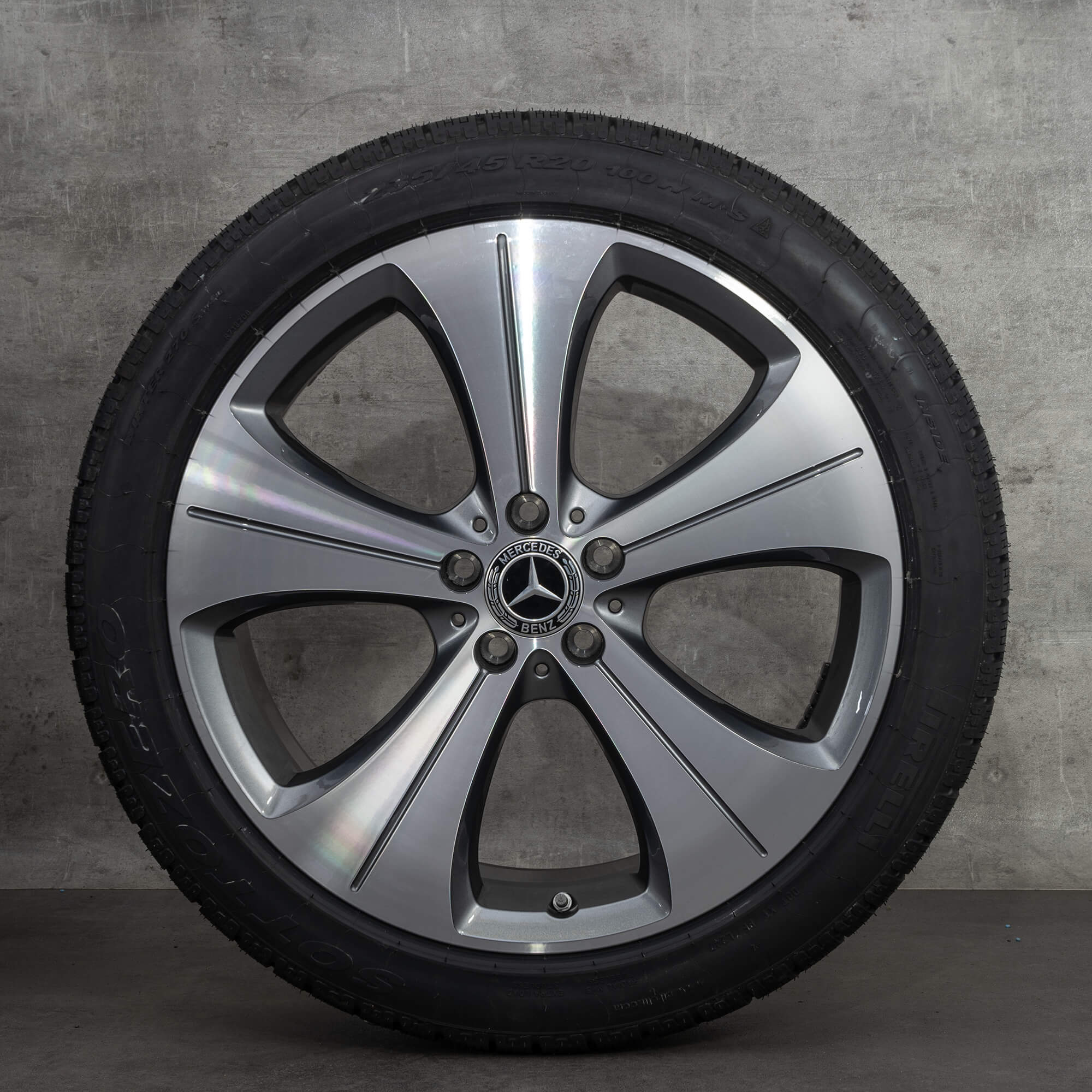 Alkuperäiset Mercedes Benz GLA GLB talvirenkaat 20 tuuman H247 X247 vanteet A2474013700 Tremolit-Metallic UUTUUS