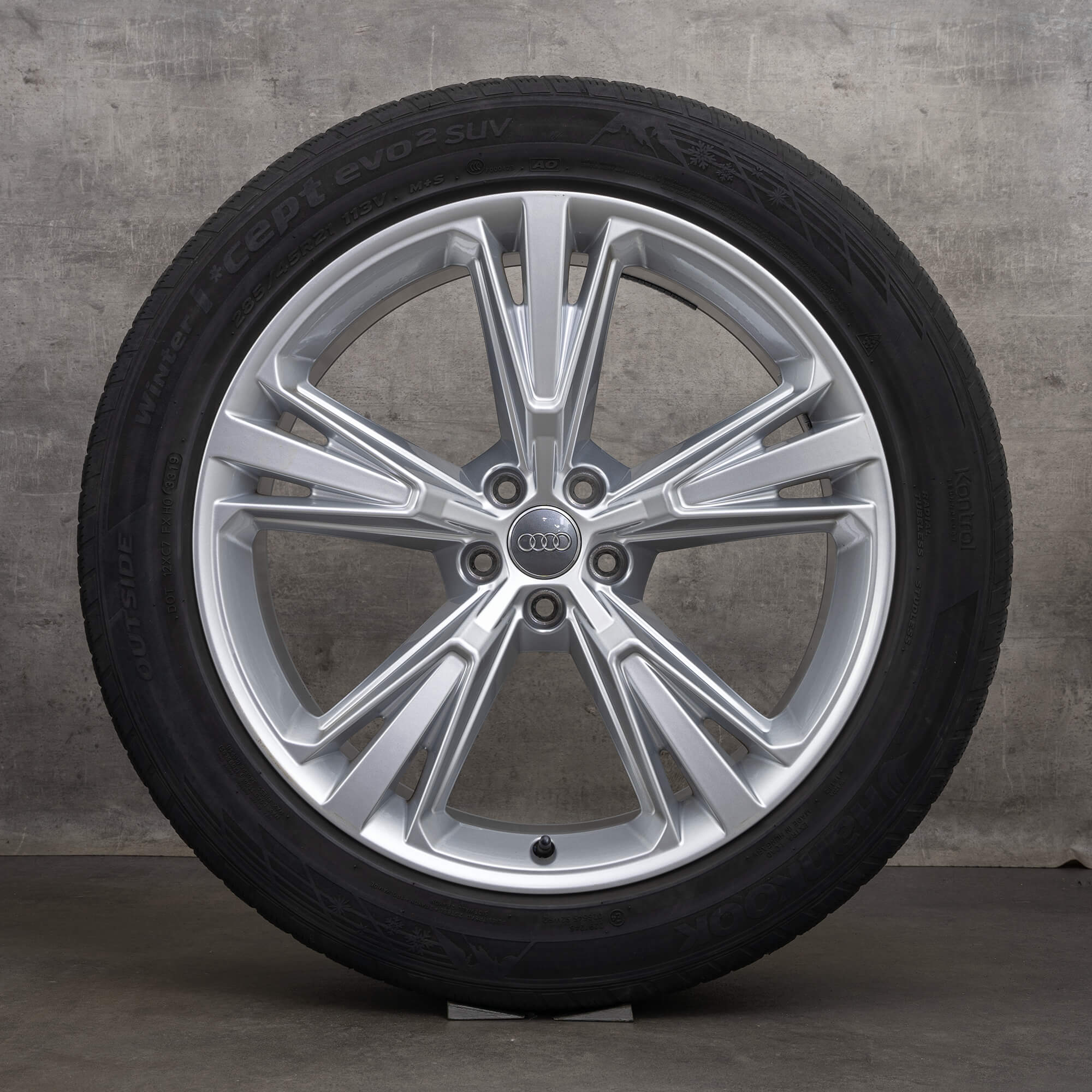 Original Audi Q8 SQ8 Winterräder 21 Zoll 4M Felgen 4M8601025H silber