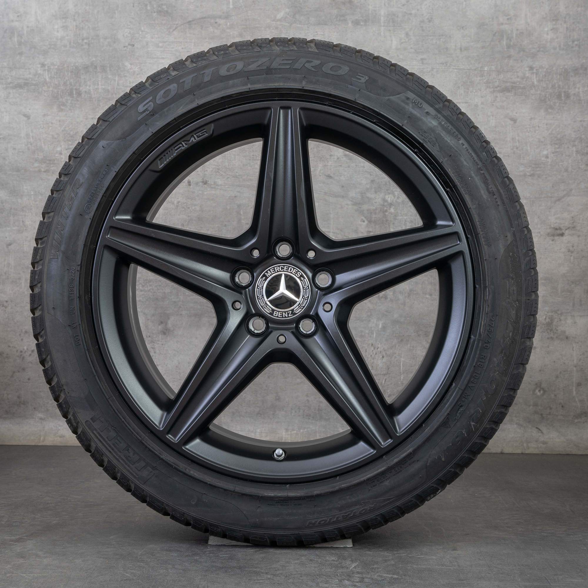 Oryginał Mercedes Benz Klasa E AMG koła zimowe 18 cali W213 S213 A238 C238 E300 felgi A2134011800 A2134011900 czarny mat