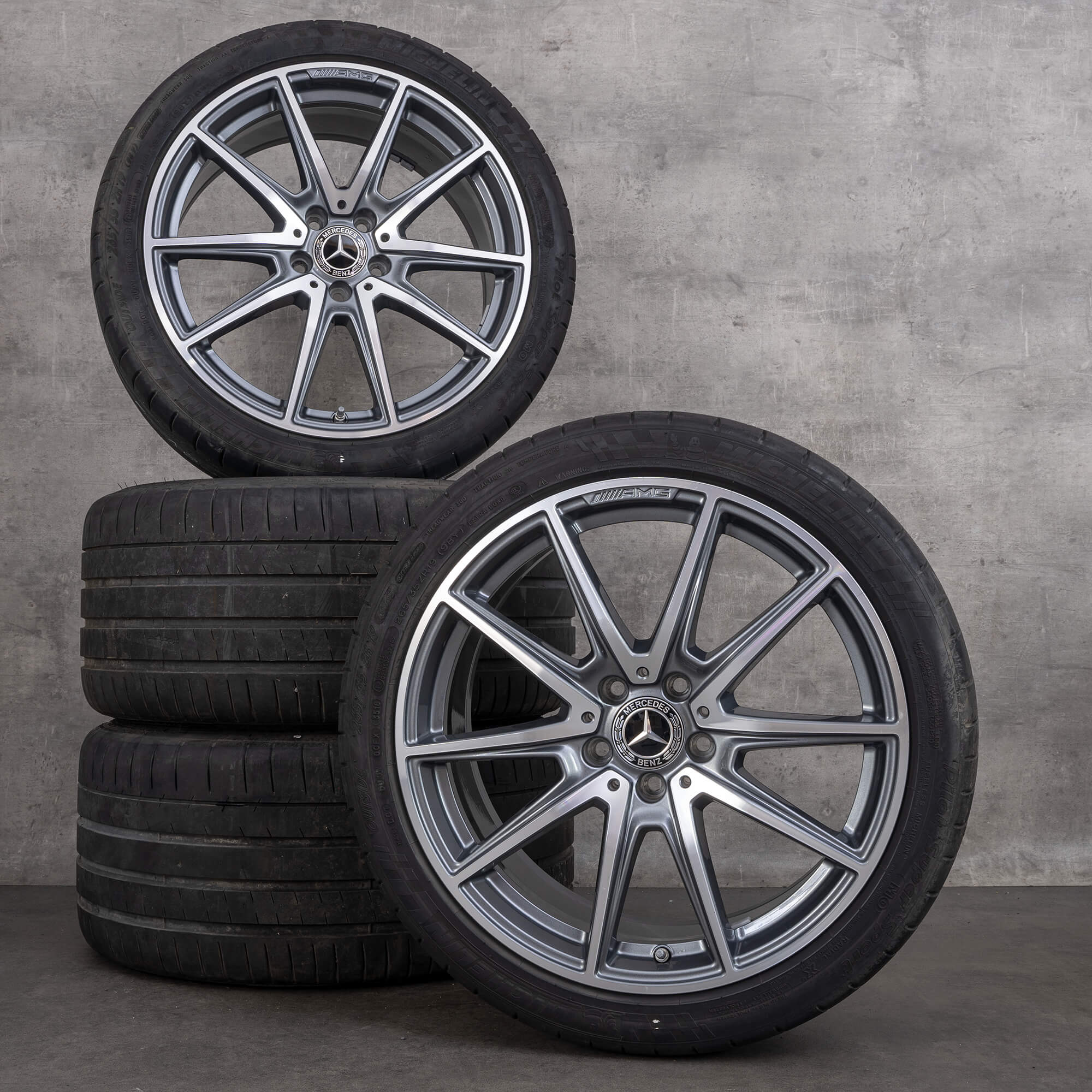 Racing Rims Amg AMG 19 20 inch Mercedes Benz rims GT C190 R190 summer wheels tires